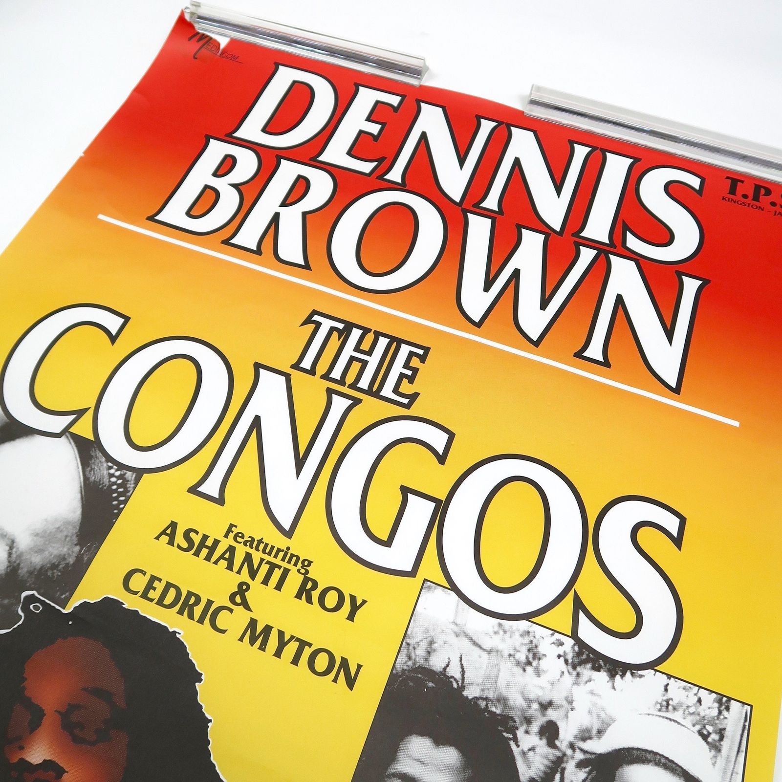 Original Dennis Brown And The Congos Tour Poster . photo furniture