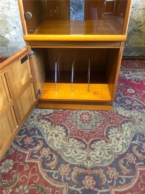 Teak Nathan Record Player Cabinet Hifi Cabinet. 0438 photo Furniture