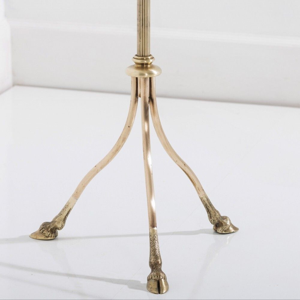 Brass Hoof Floor Lamp In The Manner Of Maison Jansen photo furniture