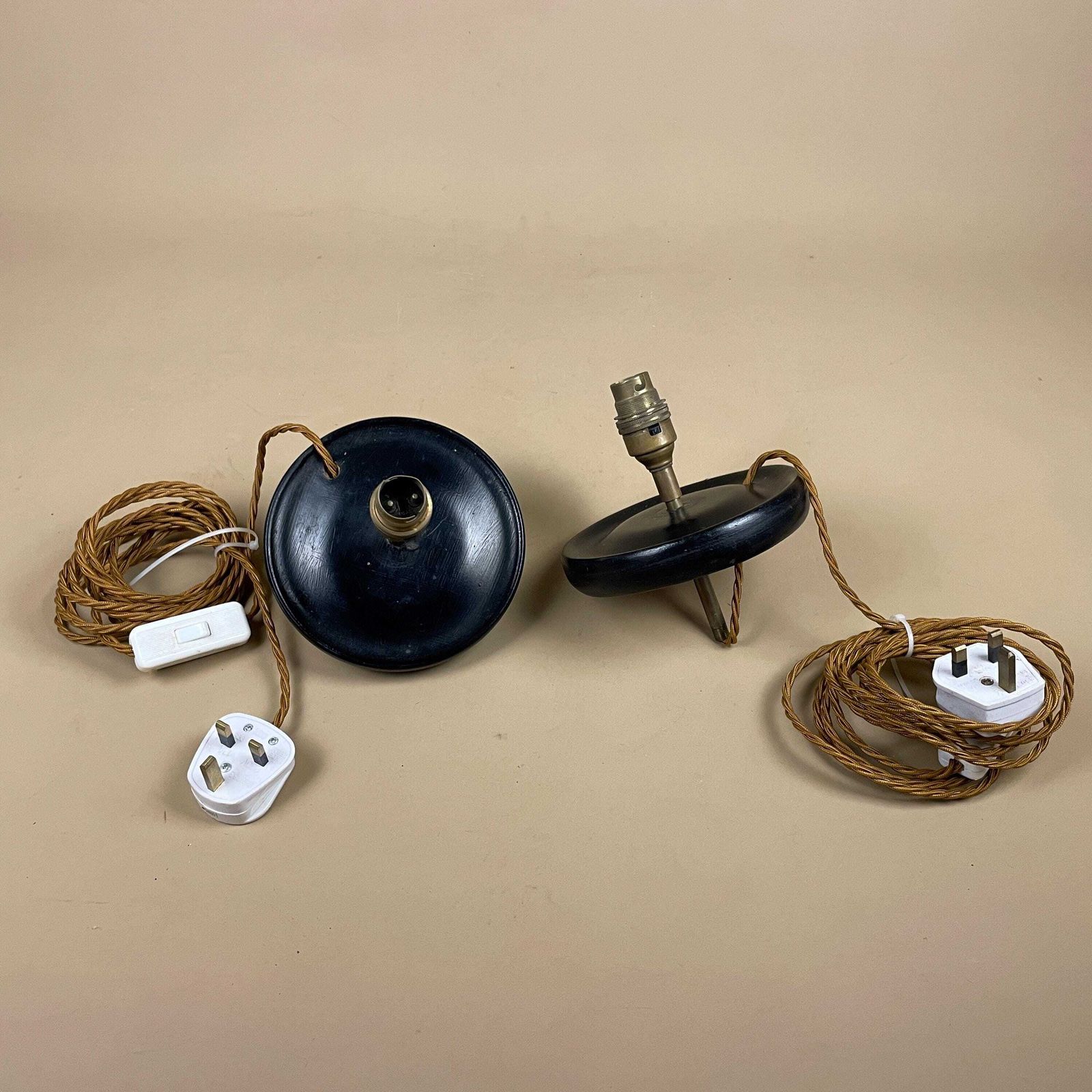 Wooden Lamp Tops For Vase Conversion Wood Brass Pair Vintage Electric Tested 2018 Table Lamps Restoration Project Light Lights photo furniture