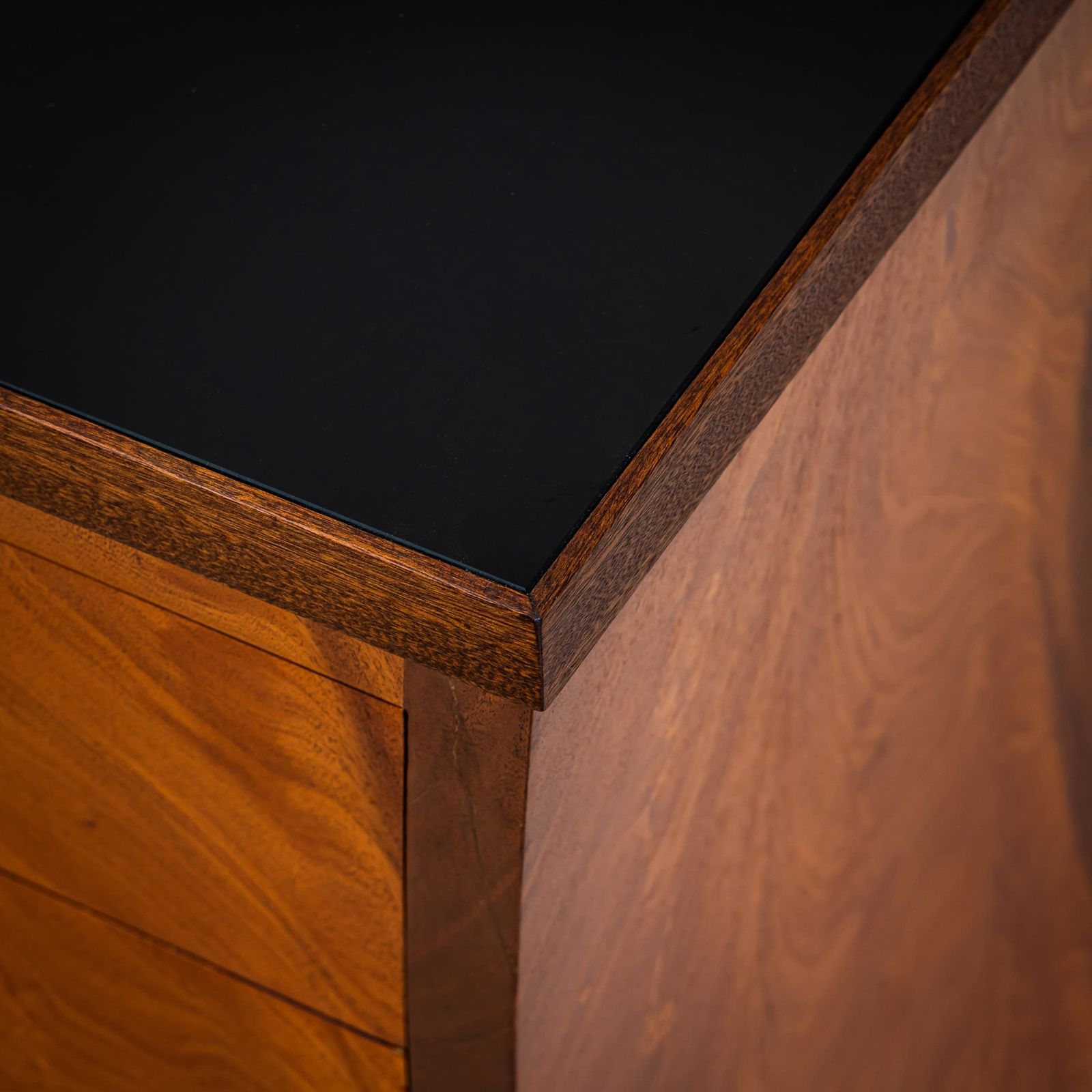 photo furniture Modern Italian Chest Of Drawers In Trapezoidal Form, Late 20th Century