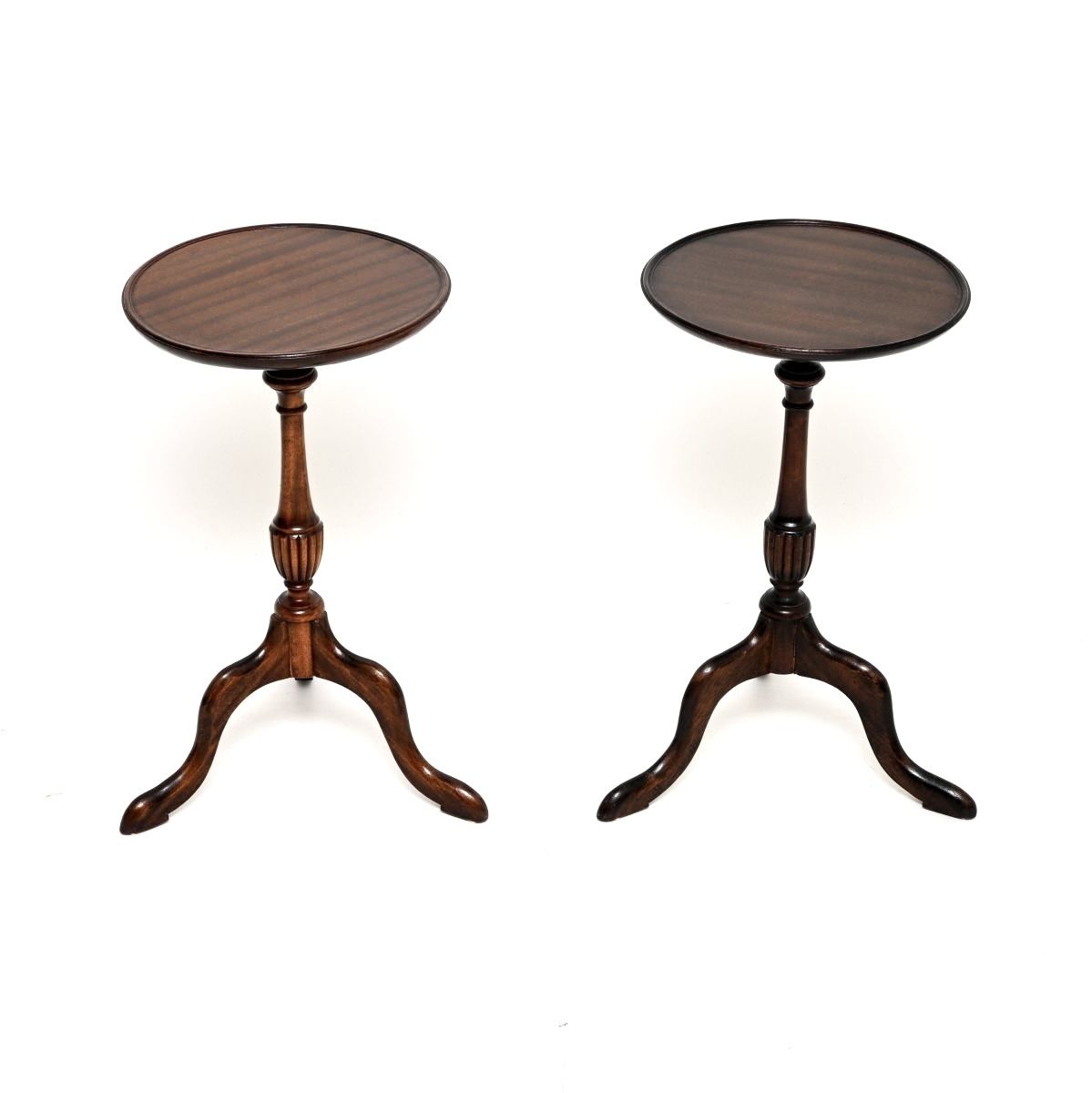 Pair Of Antique Mahogany Wine Tables photo furniture