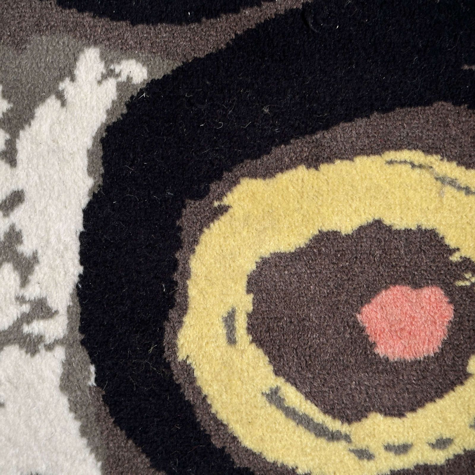photo for sale Large Rug After 'Bird Woman' By Joan Miró, Hand Knotted In Wool