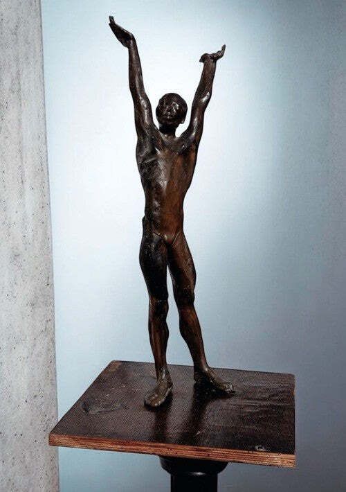 Wax Figure Of A Man, Original Pre Cast Figure, By Famous Sculptor John W Mills