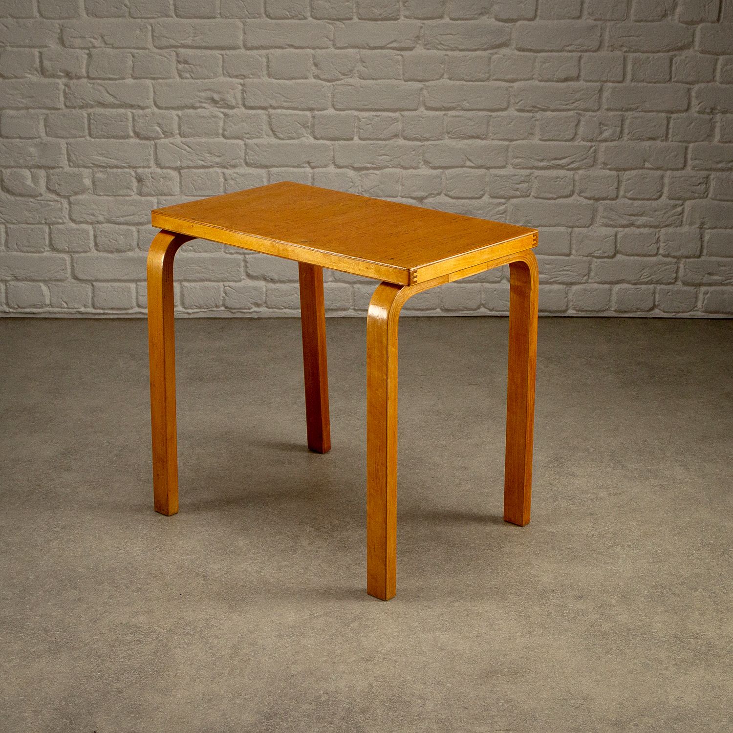 photo buy Model 88 Side Table In Karelian Birch By Alvar Aalto, Finland, 1930s