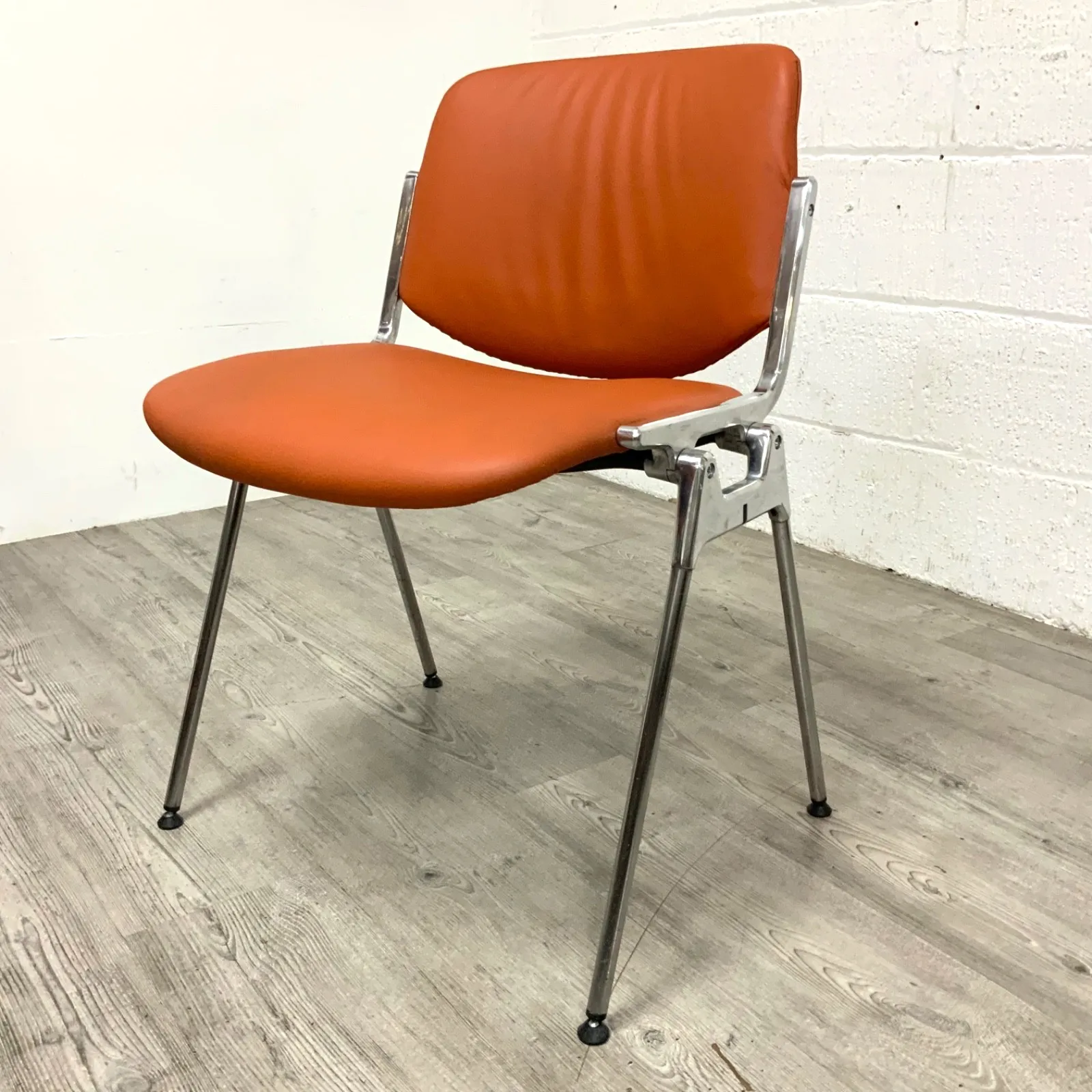 photo for sale A Set Of Four Vintage Castelli Dsc 106 Chairs  By  Giancarlo Piretti Mid Century  1970s