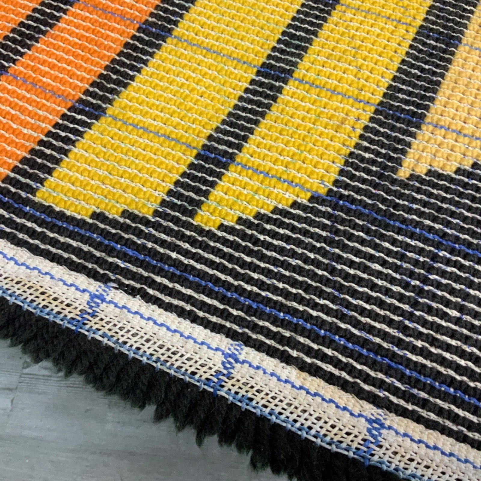 Desso Rug Shag Dralon Wool 60s 70s Vintage Mid Century 96cm X 92cm photo vintage
