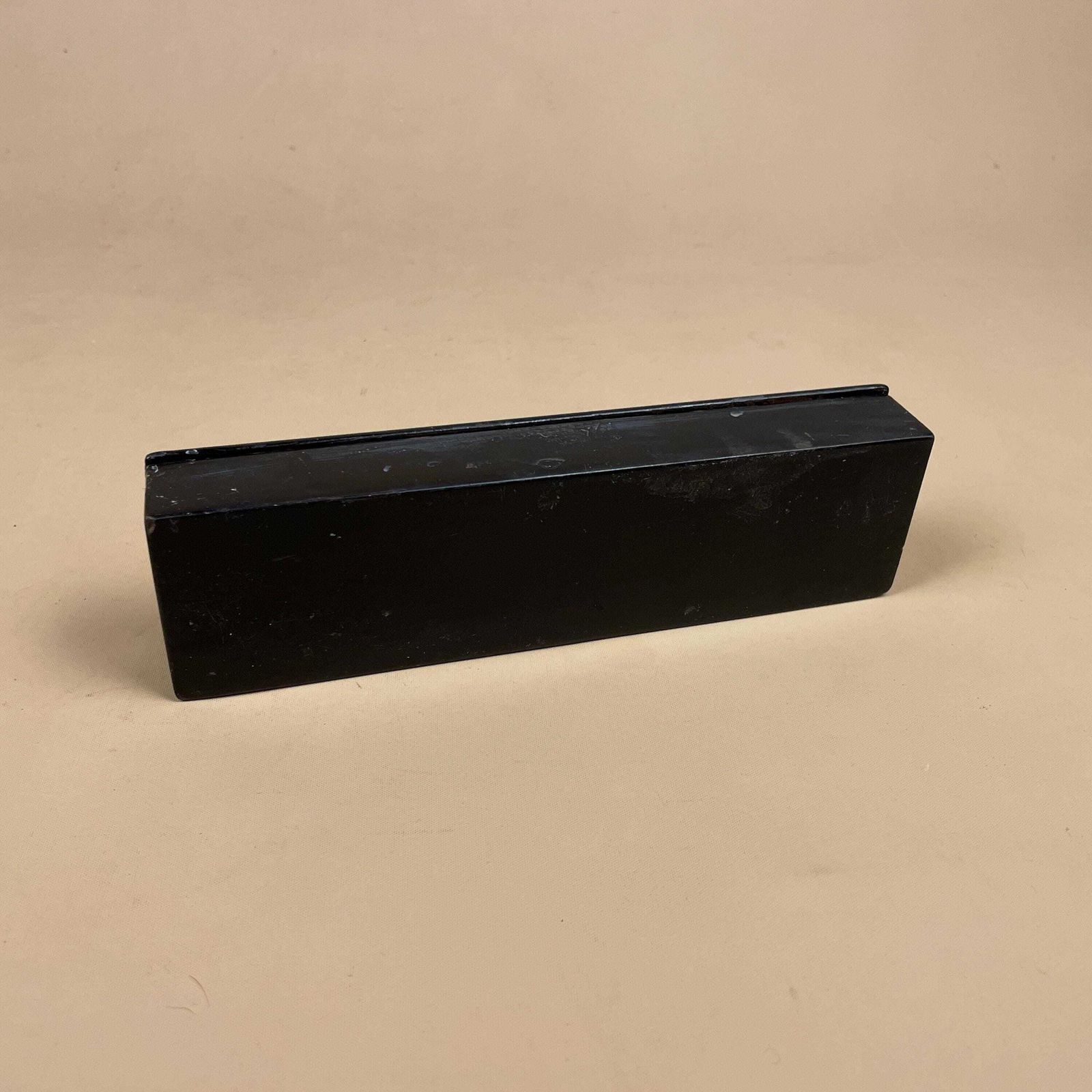 Antique Japanese Wooden Gold Black Lacquer Box Hand Painted Oriental Decorative Storage Box Asian Art Collectible Rectangle Lidded Lid Japan photo vintage