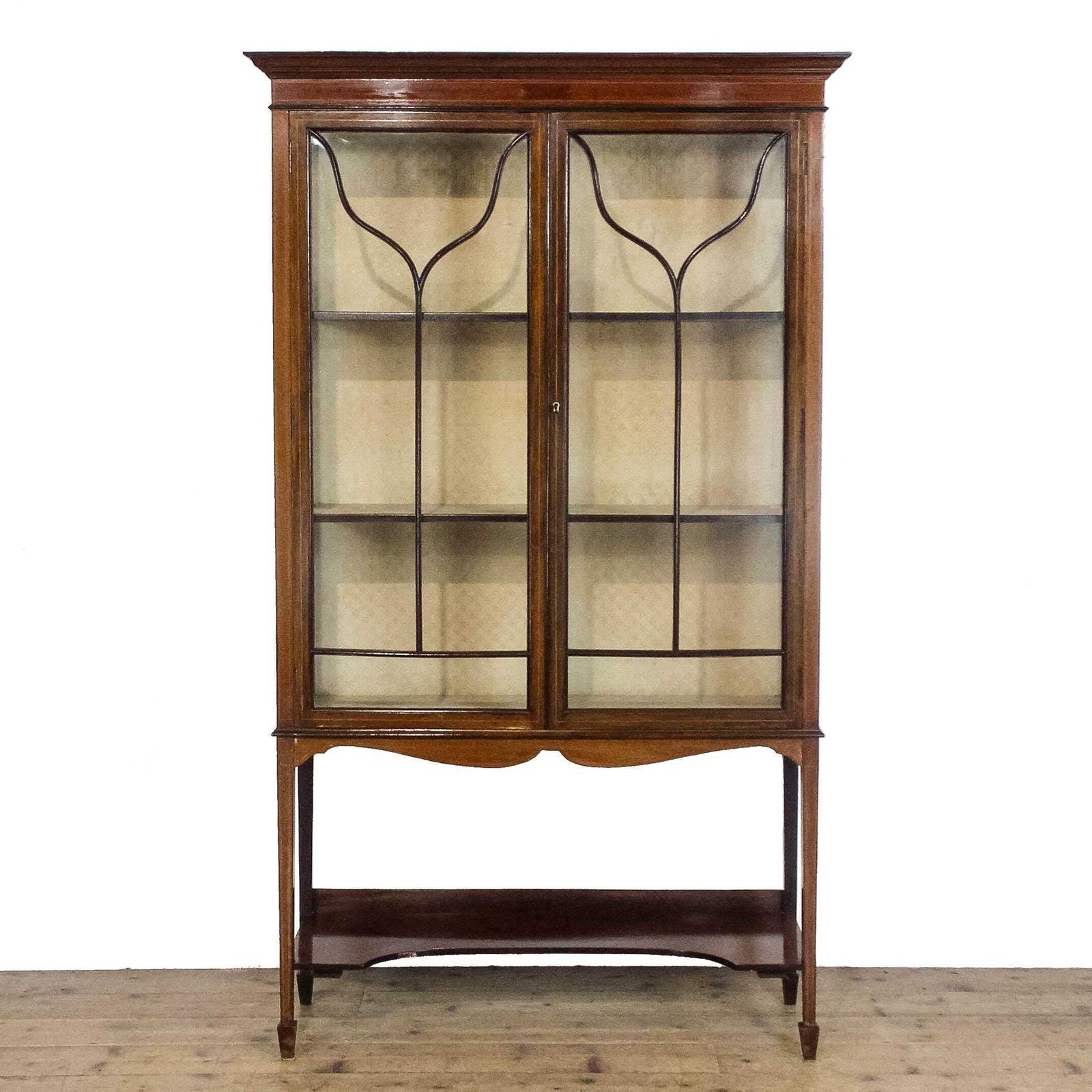 Antique Edwardian Mahogany Display Cabinet | Antiques | Antique Cabinet | Antique Storage | Display Cabinet (M 654)