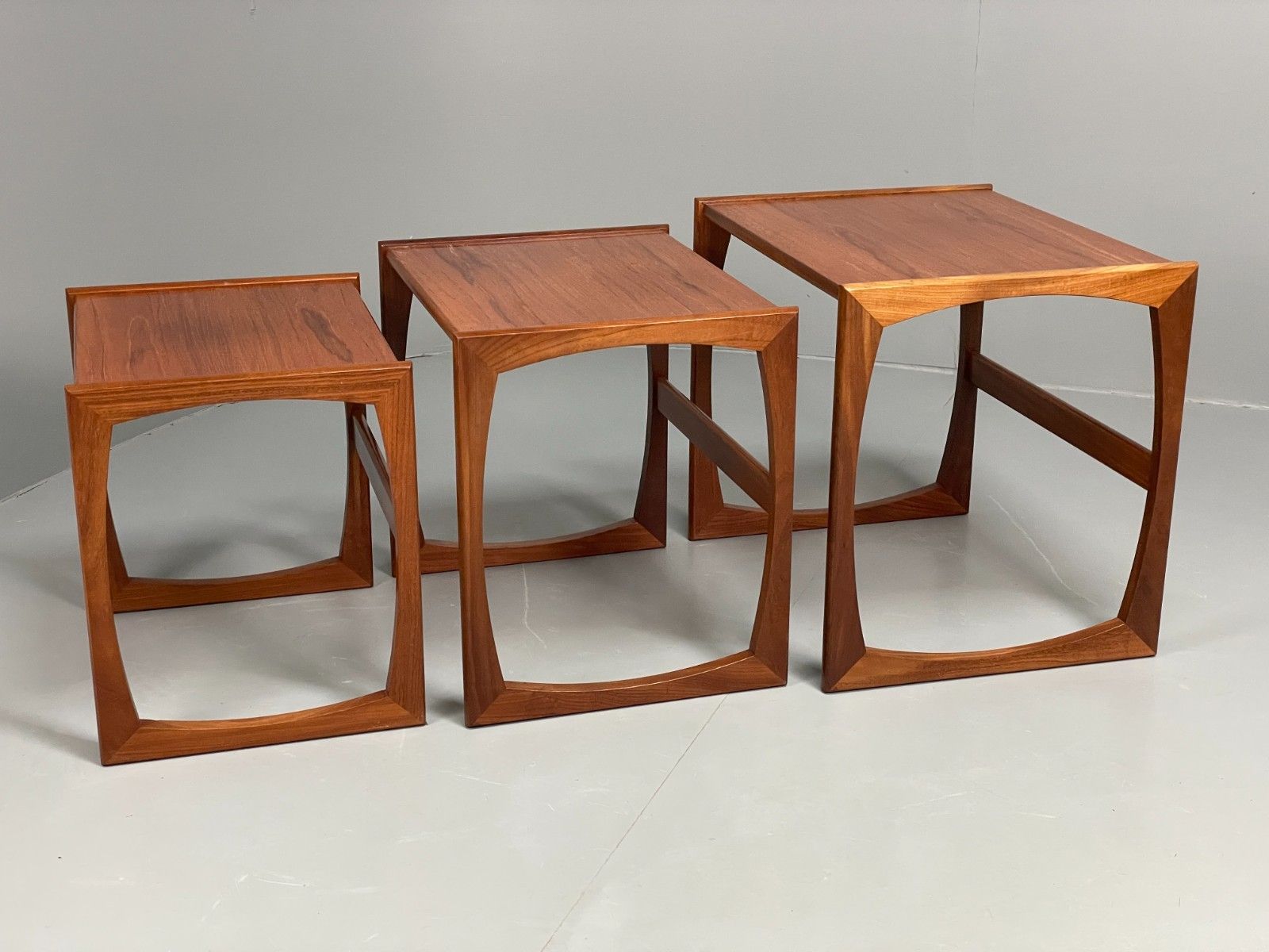 photo furniture G Plan Nesting Tables Teak Quadrille Range Vintage Retro 1970s Eb11678 Mwoo