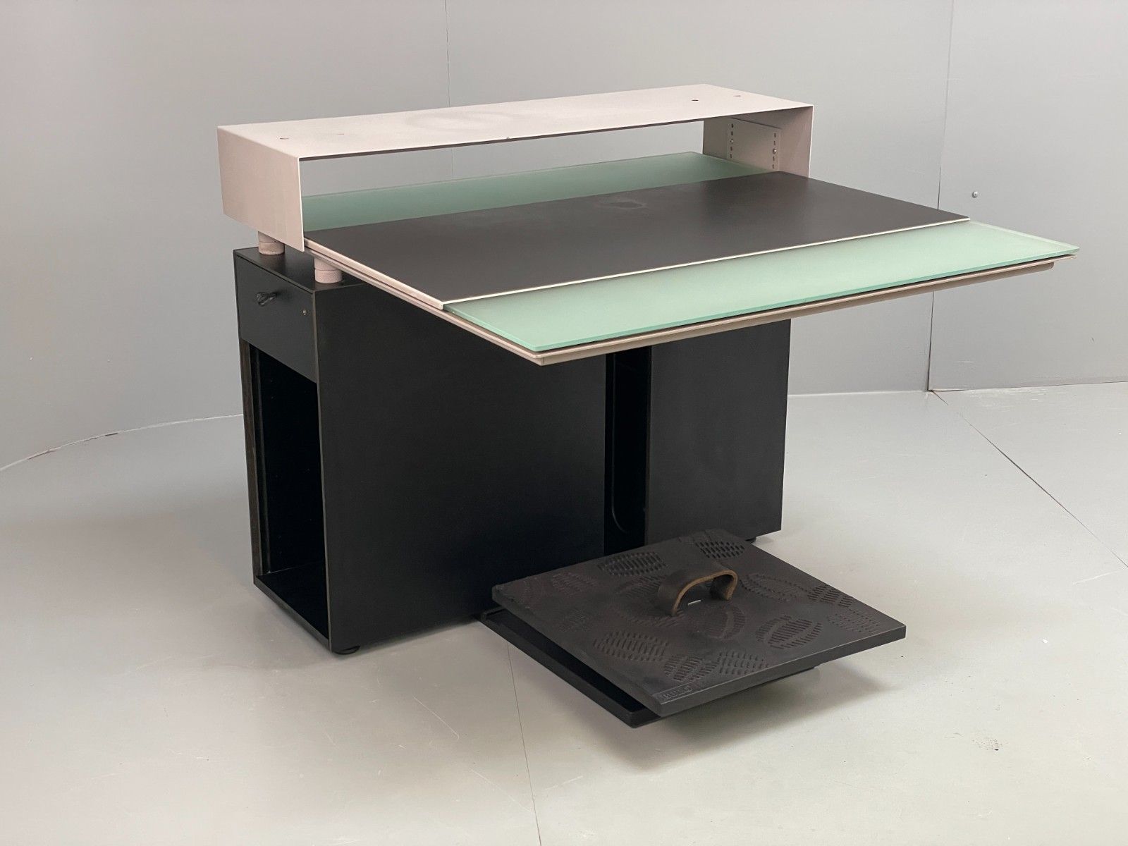 photo buy Bulo M2 Computer Desk Luc Vincent 1990s Modern Designer Glass Eb11701 Mwoo