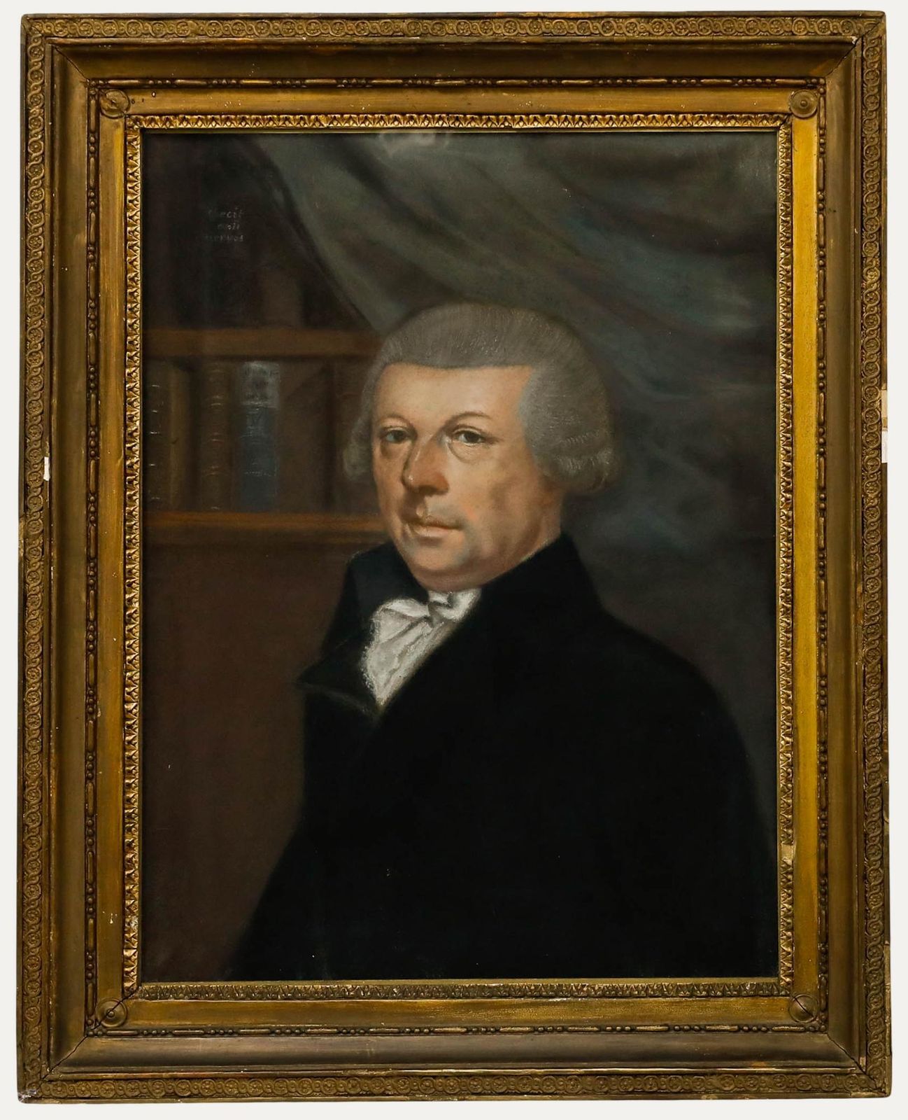 Framed 19th Century Pastel Portrait Of A Gentleman