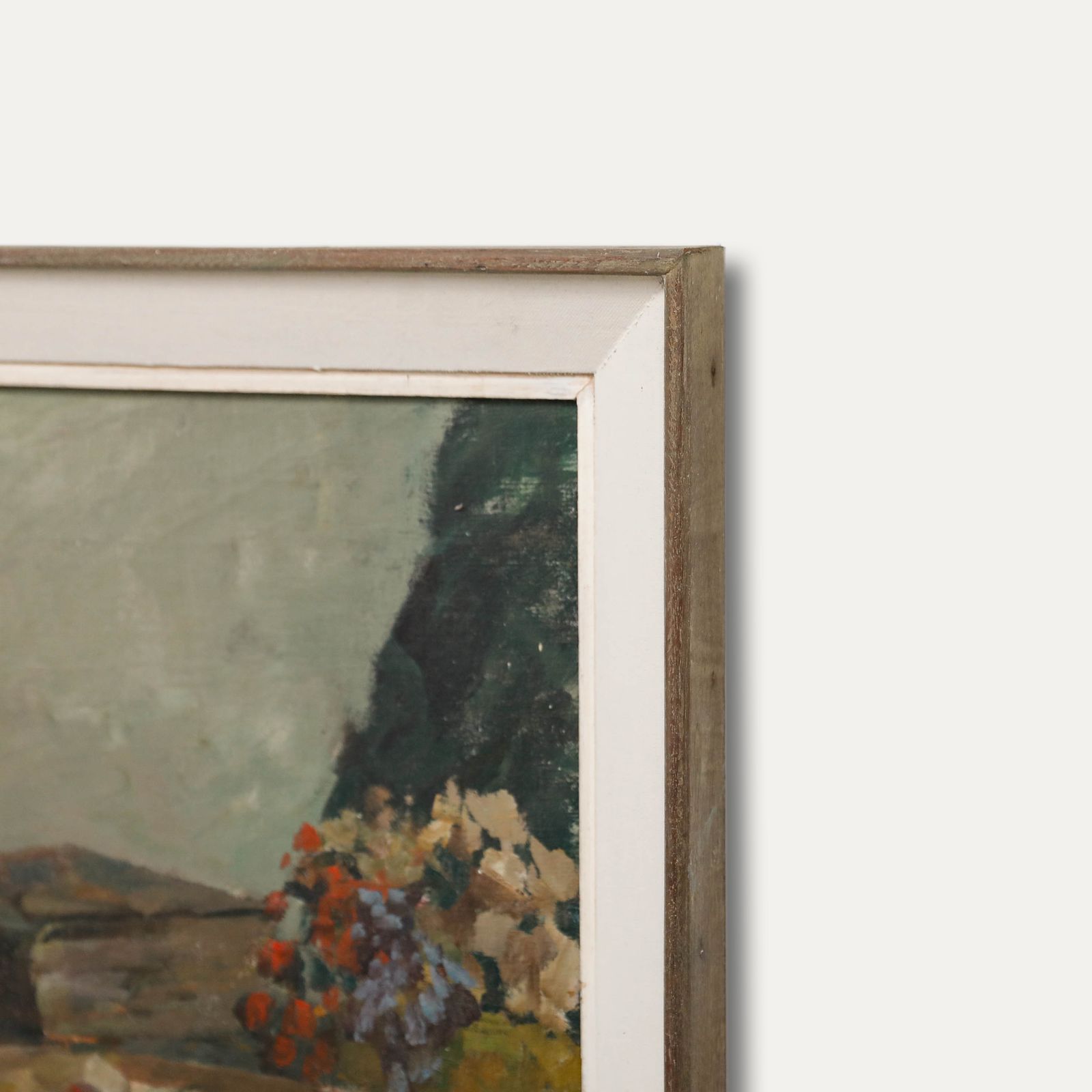 Adam Potgieter (1899 1982) Mid 20th Century Oil, Still Life With Lamp photo vinterior