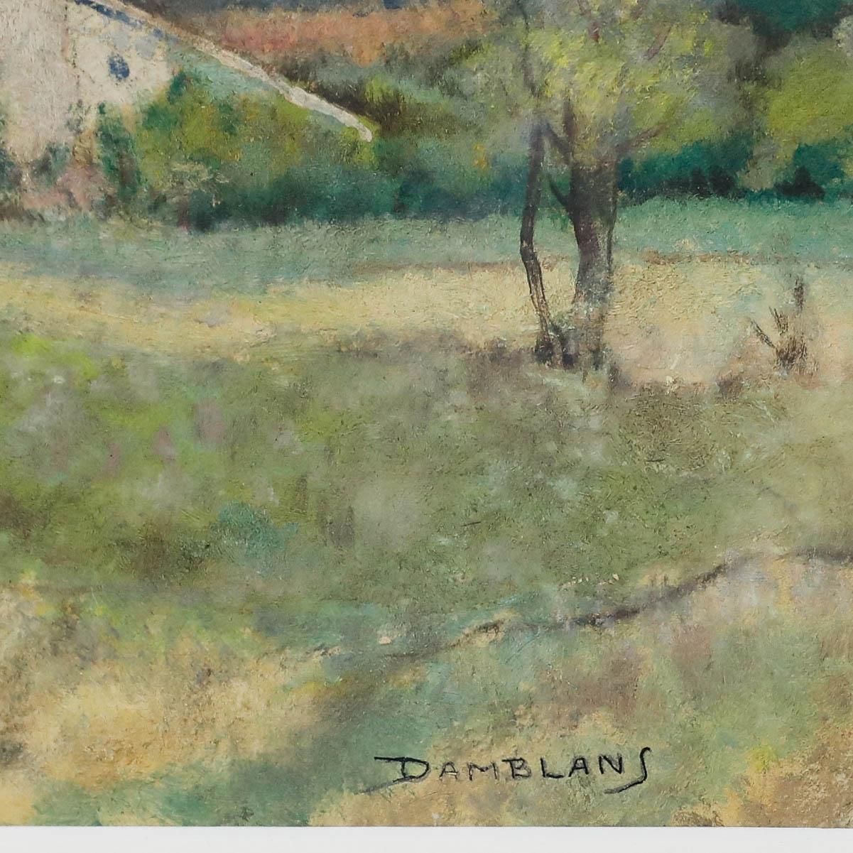 Eugene Damblans (1865 1945) Early 20th Century Oil, Calm In The Country photo vinterior