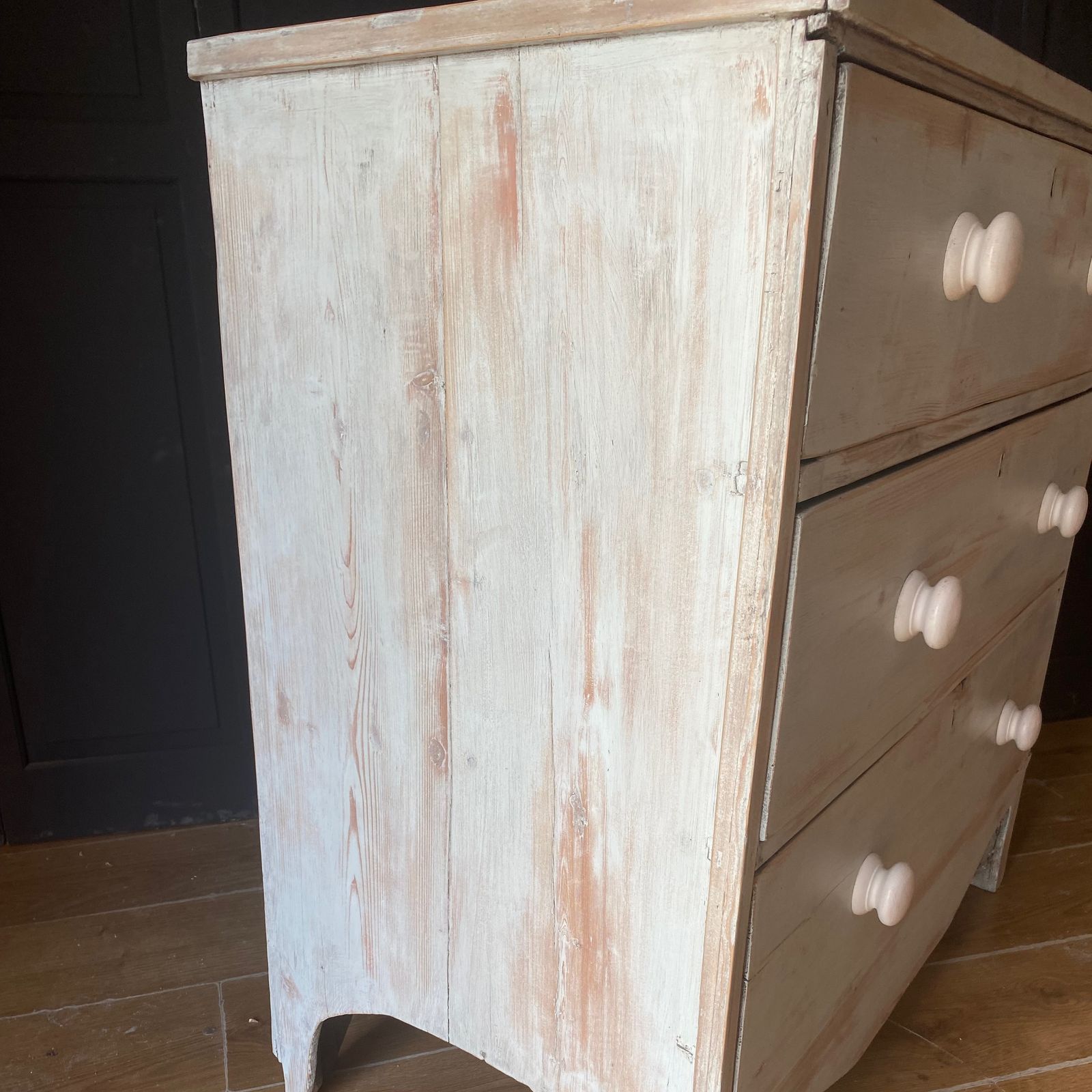 Rustic 19th C Pine Chest Of Drawers photo 565.0