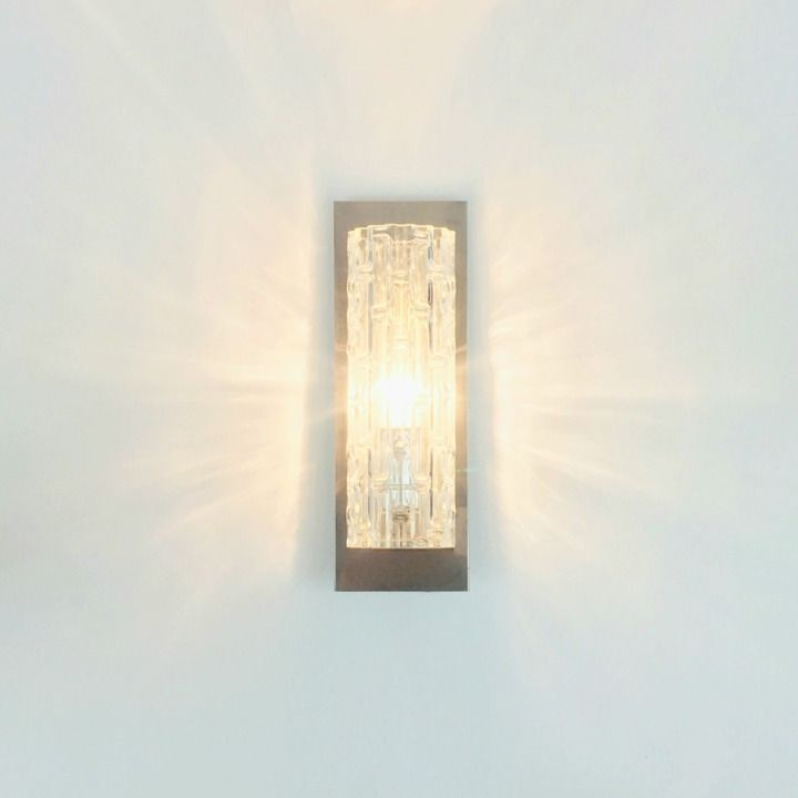 Set Of 3 Mid Century Modern Murano Glass Wall Lights From Doria Leuchten, Germany, 1960s photo vinterior
