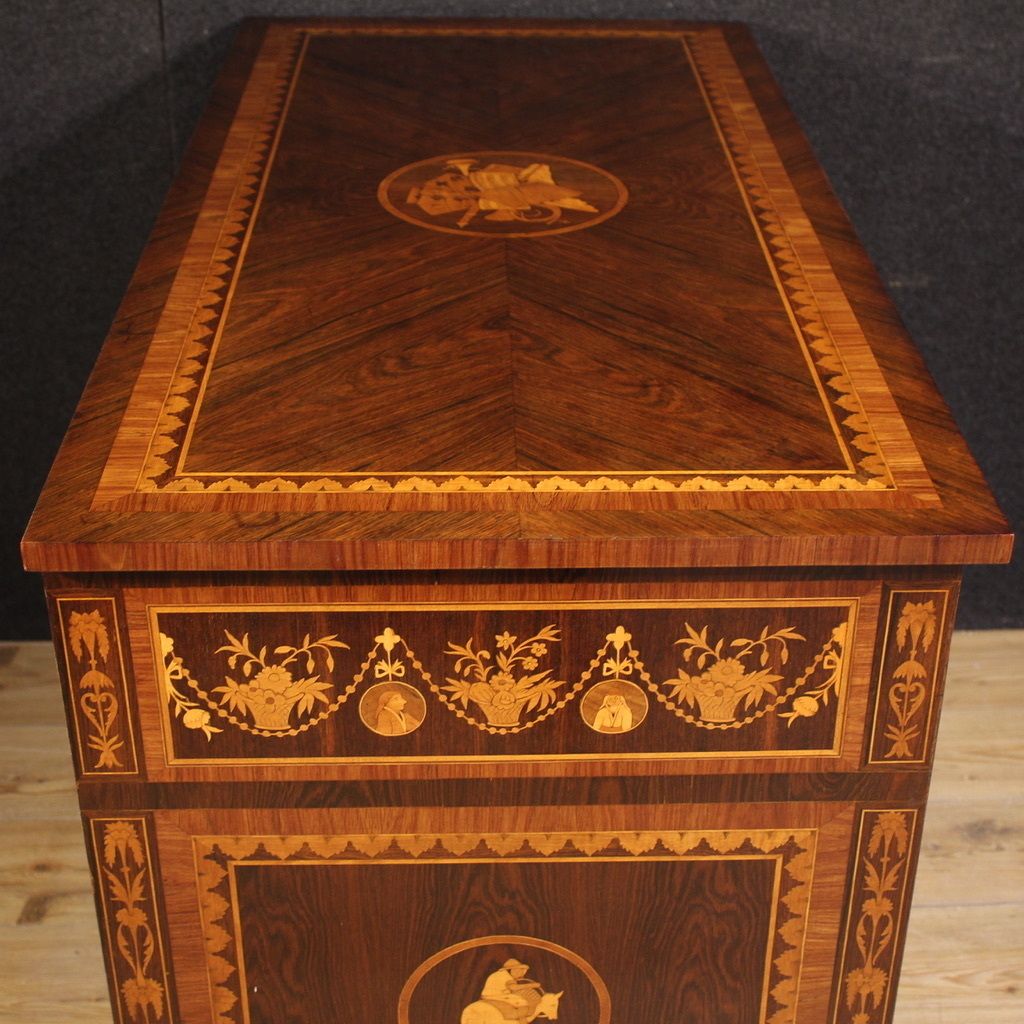 20th Century Italian Louis XVI Style Inlaid Dresser photo 4400.0