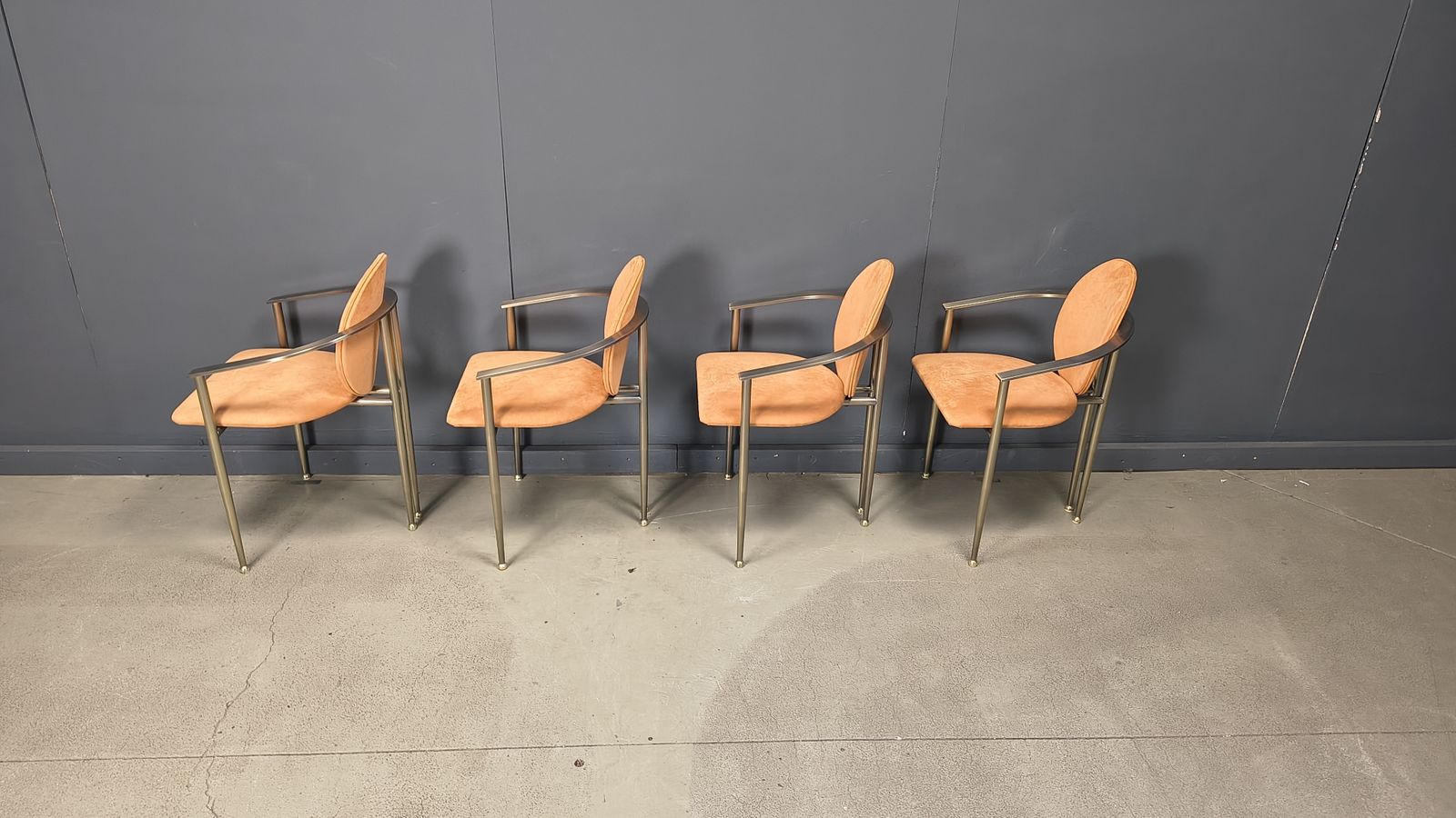 Vintage Dining Chairs By Belgo Chrom, Set Of 4   1980s photo buy