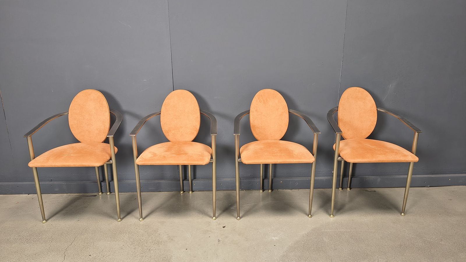 Vintage Dining Chairs By Belgo Chrom, Set Of 4   1980s