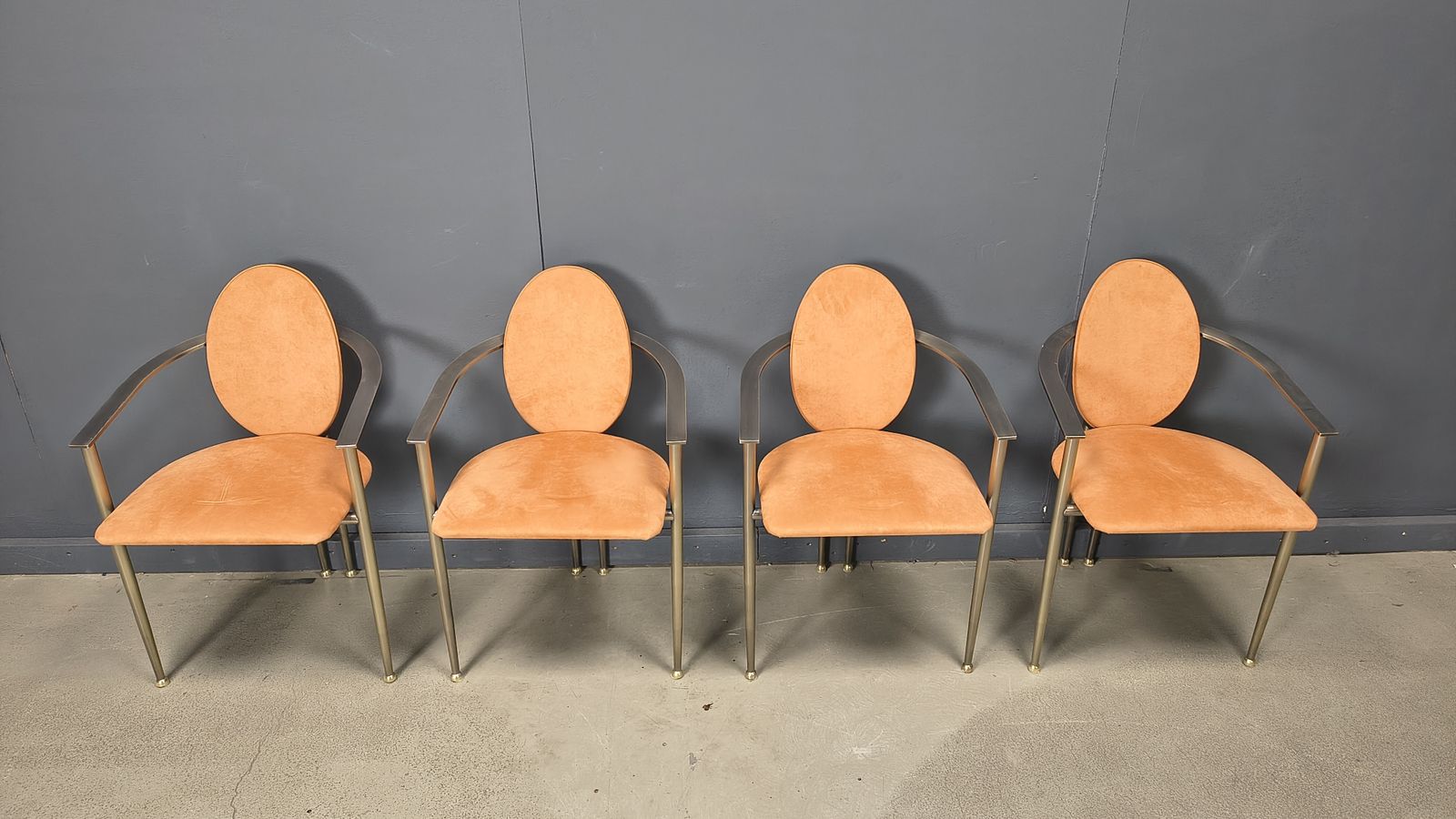photo vinterior Vintage Dining Chairs By Belgo Chrom, Set Of 4   1980s