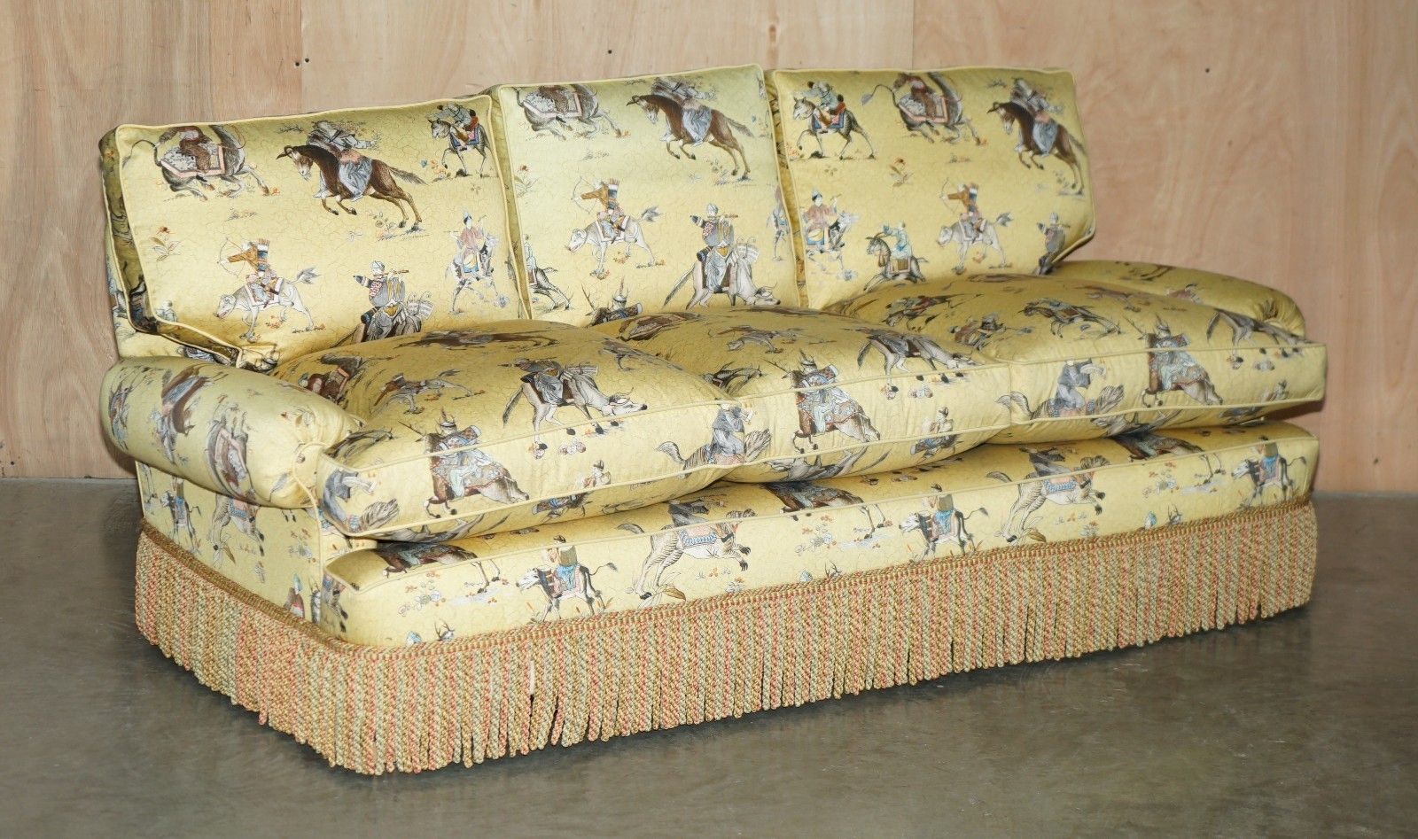 Rrp £12,950 Peter Dudgeon Fitzwilliam Sofa In Chinoiserie Style Upholstery photo furniture