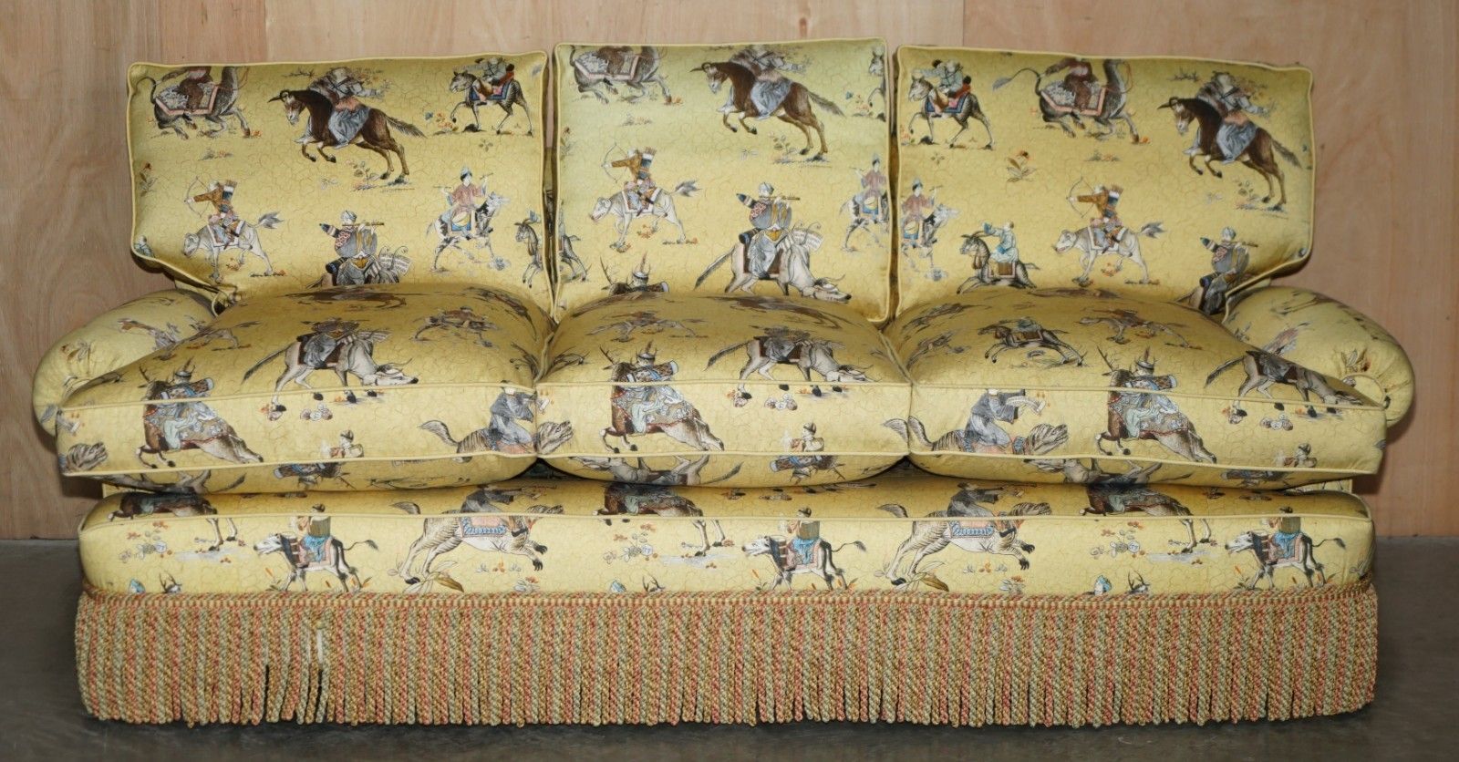 Rrp £12,950 Peter Dudgeon Fitzwilliam Sofa In Chinoiserie Style Upholstery photo for sale