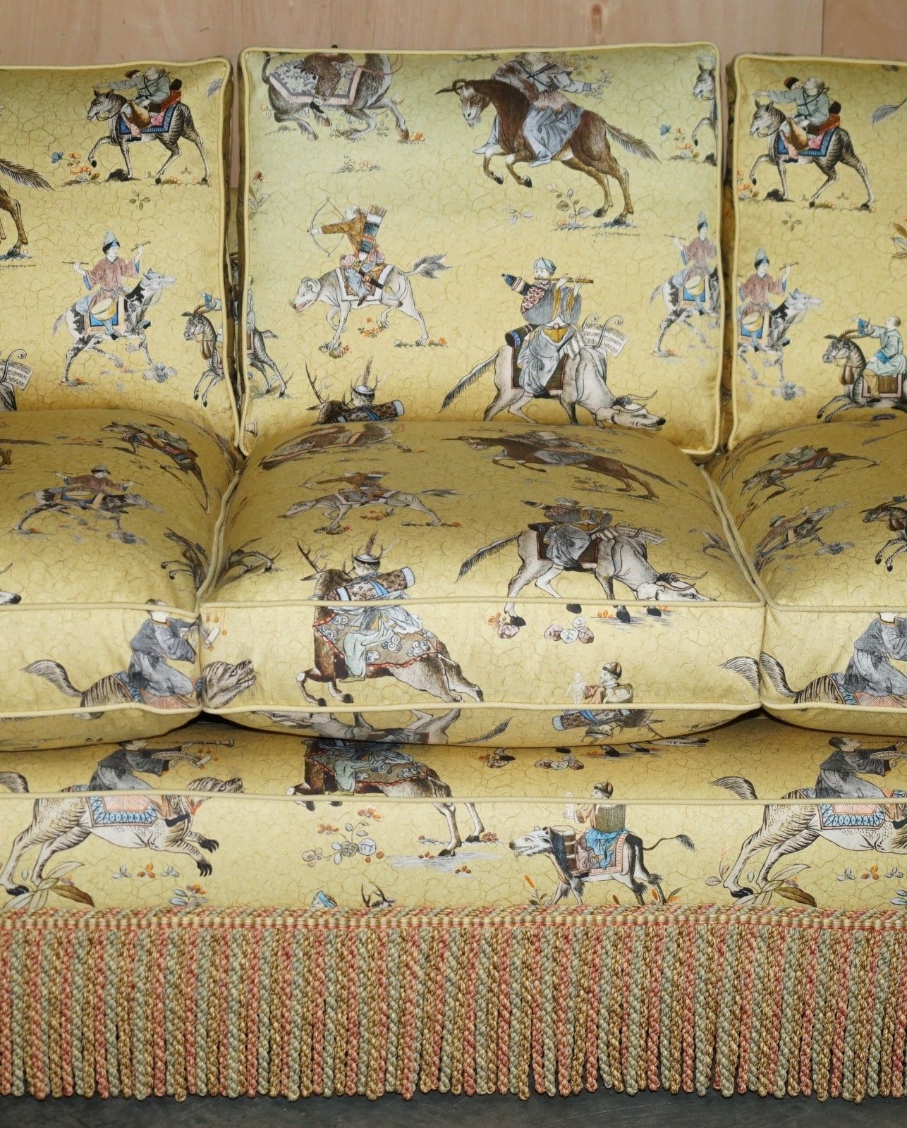 Rrp £12,950 Peter Dudgeon Fitzwilliam Sofa In Chinoiserie Style Upholstery photo 6950.0