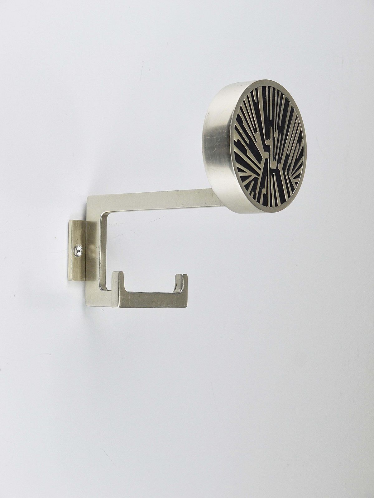 Set Of 4 Op Art Wall Coat Hooks, Mid Century Modern, Austria, 1960s photo Furniture