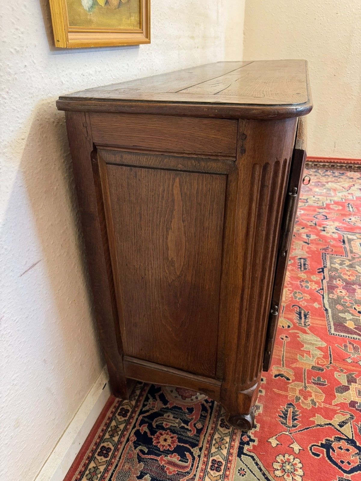 Antique French Country Oak Two Door Cupboard Circa 1870 photo buy