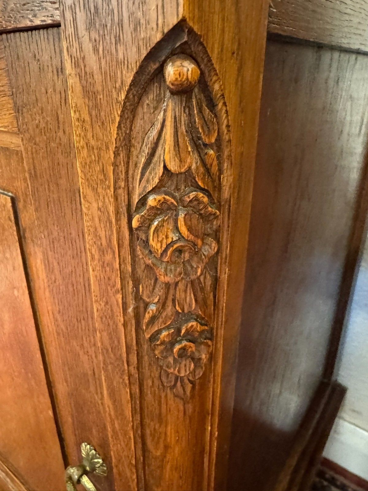 photo furniture Pair Of Antique French Oak Marble Top Bedside Cabinets Circa 1910