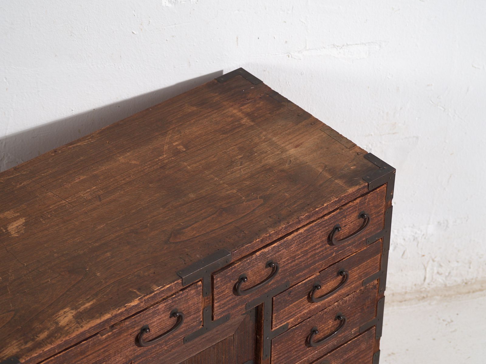 Small Antique Japanese Tansu Cabinet – Meiji / Taishō Period (C.1890 1926) #26 photo furniture