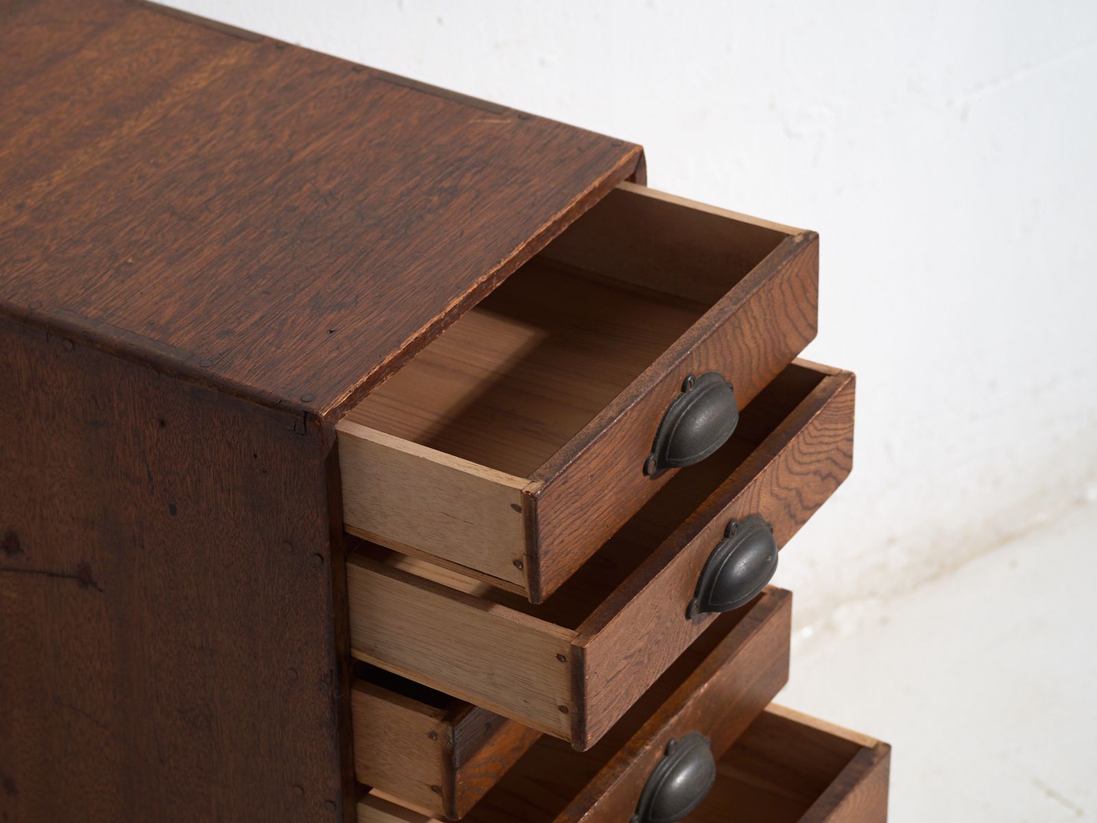 photo furniture Artist Storage Chest Japanese Ten Drawer Cabinet – Showa Period (C.1950–1979)