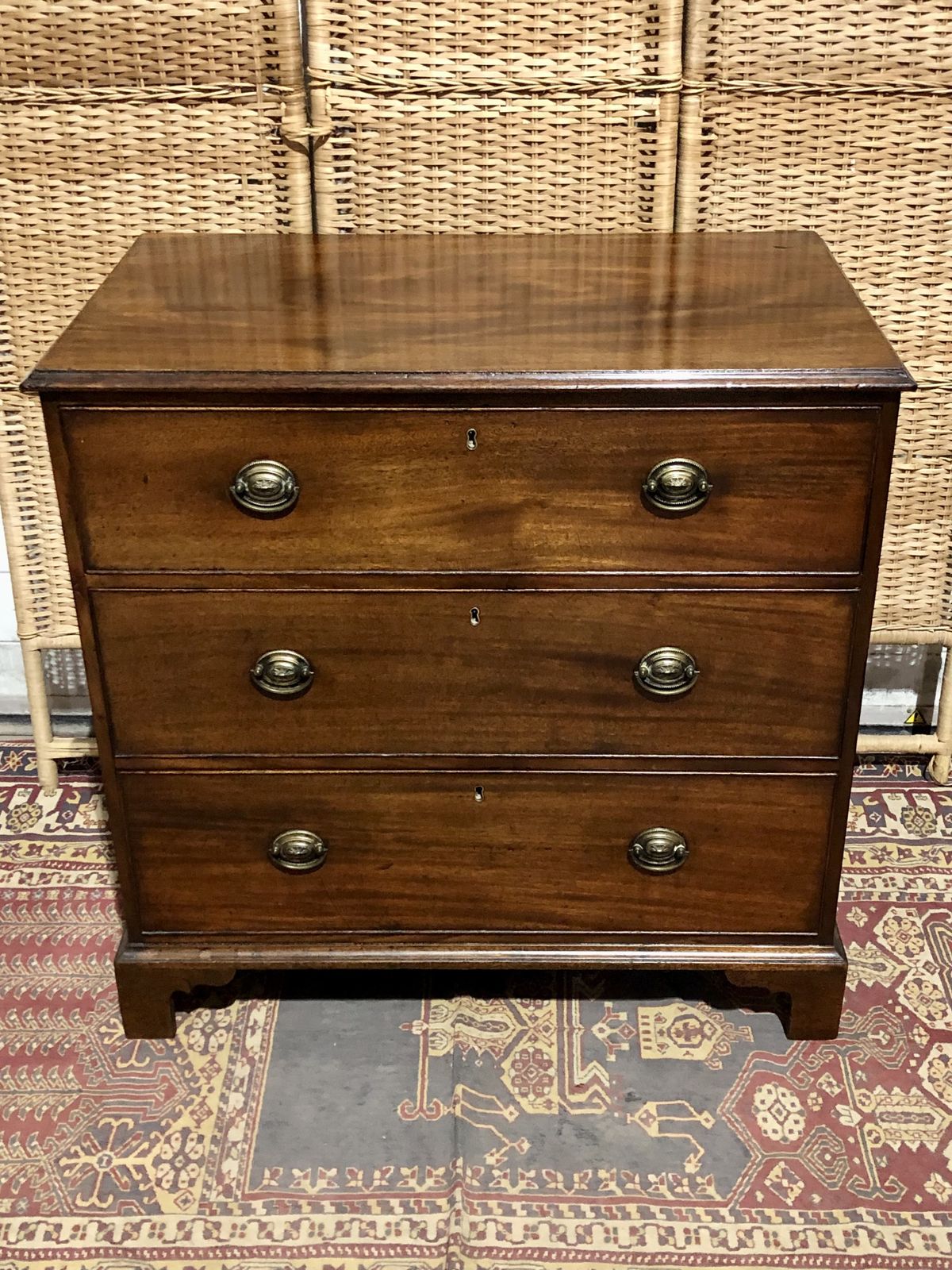 Handsome Small Georgian Mahogany Chest Of Drawers photo vinterior