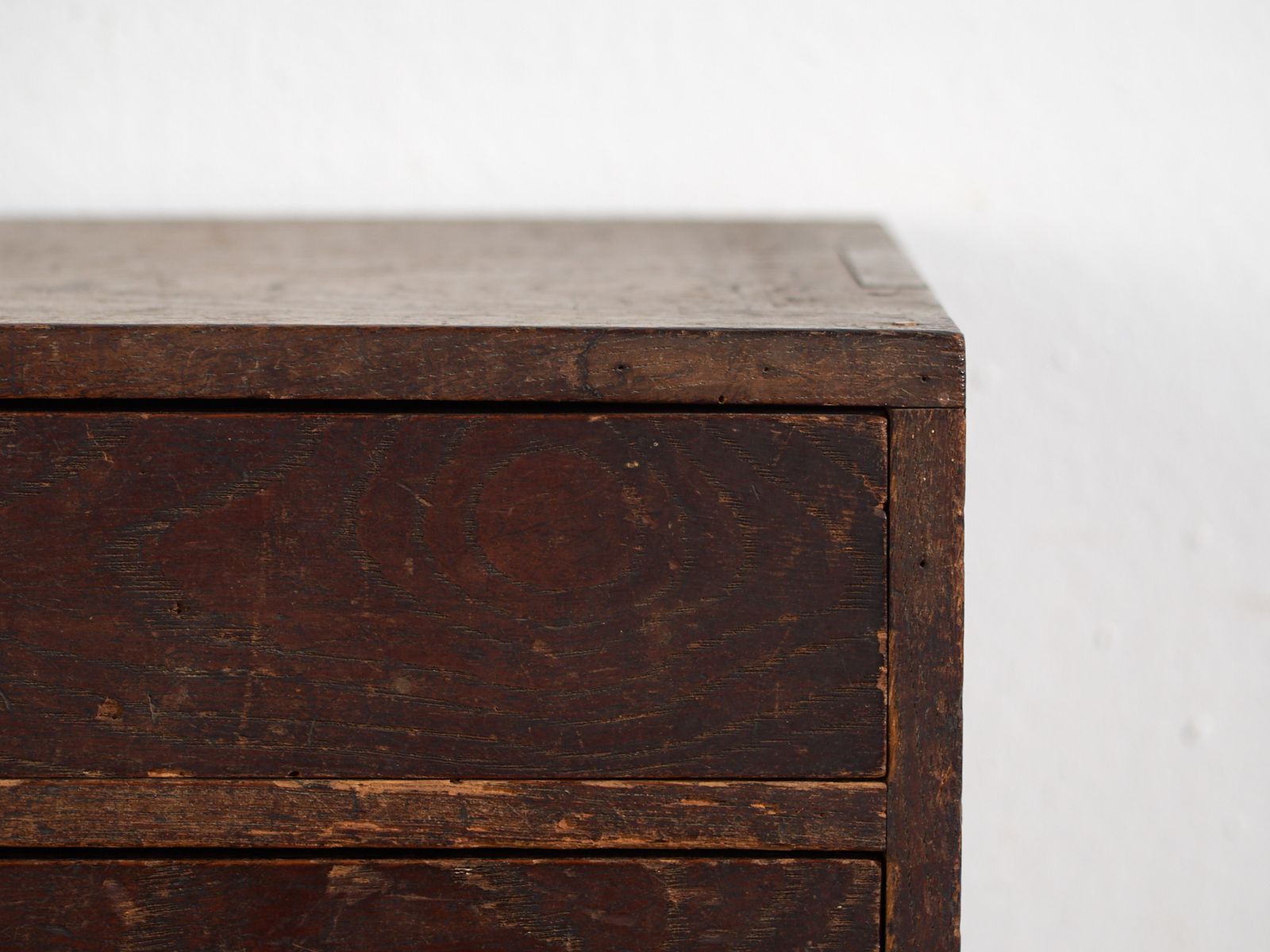 Antique Japanese Desk Chest With Three Drawers – Meiji / Taishō Period (C.1890 1926) photo vinterior