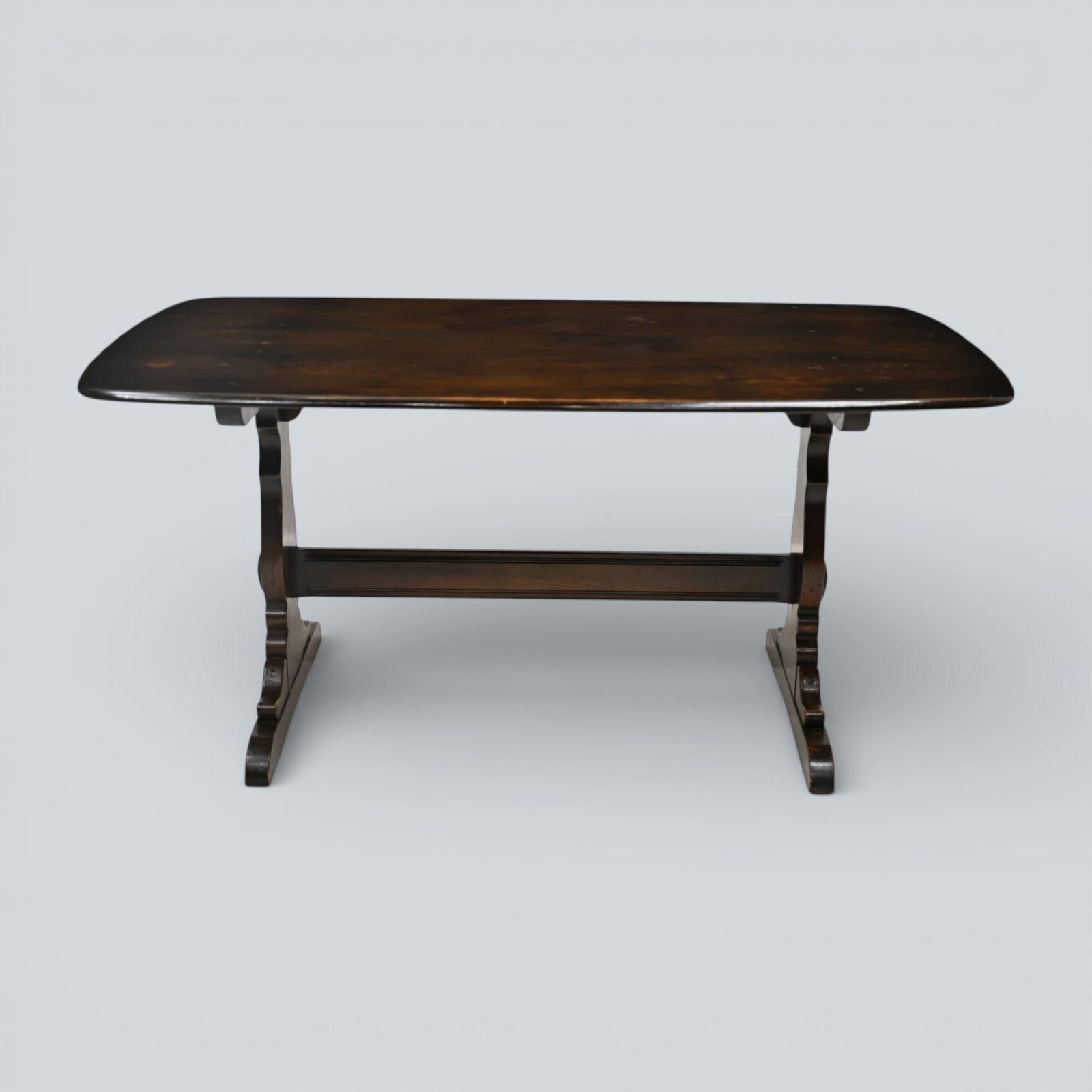 Ercol Refectory Plank Top Dining Table Traditional Finish #756 Free Uk Delivery photo furniture