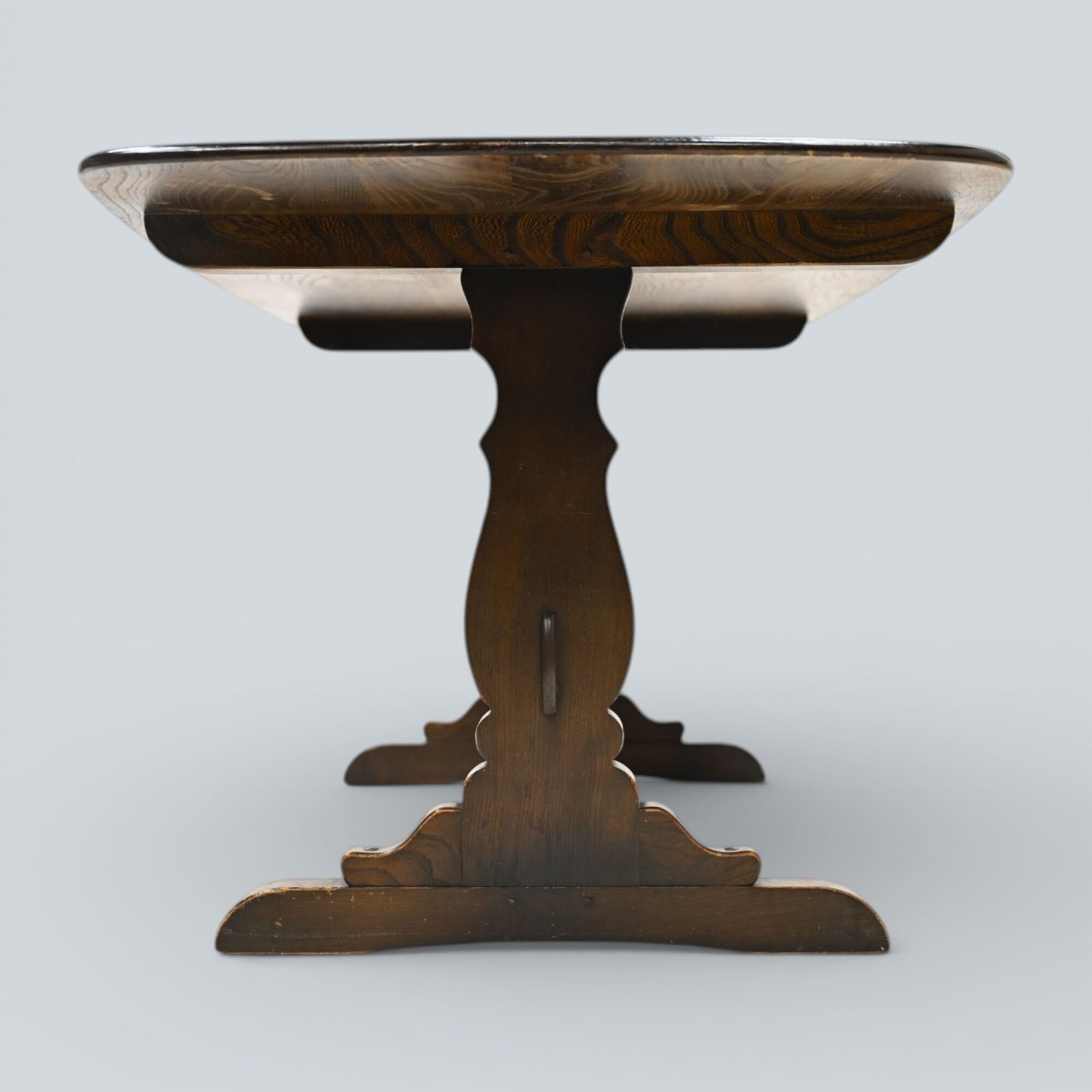 photo for sale Ercol Refectory Plank Top Dining Table Traditional Finish #756 Free Uk Delivery