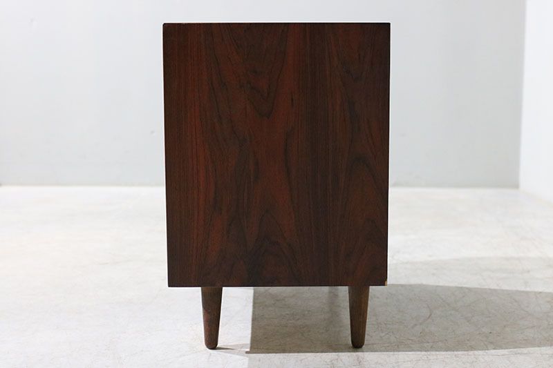 Nordic Chest Of Drawers In Rosewood. photo for sale