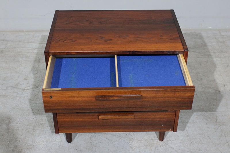 Nordic Chest Of Drawers In Rosewood. photo vinterior