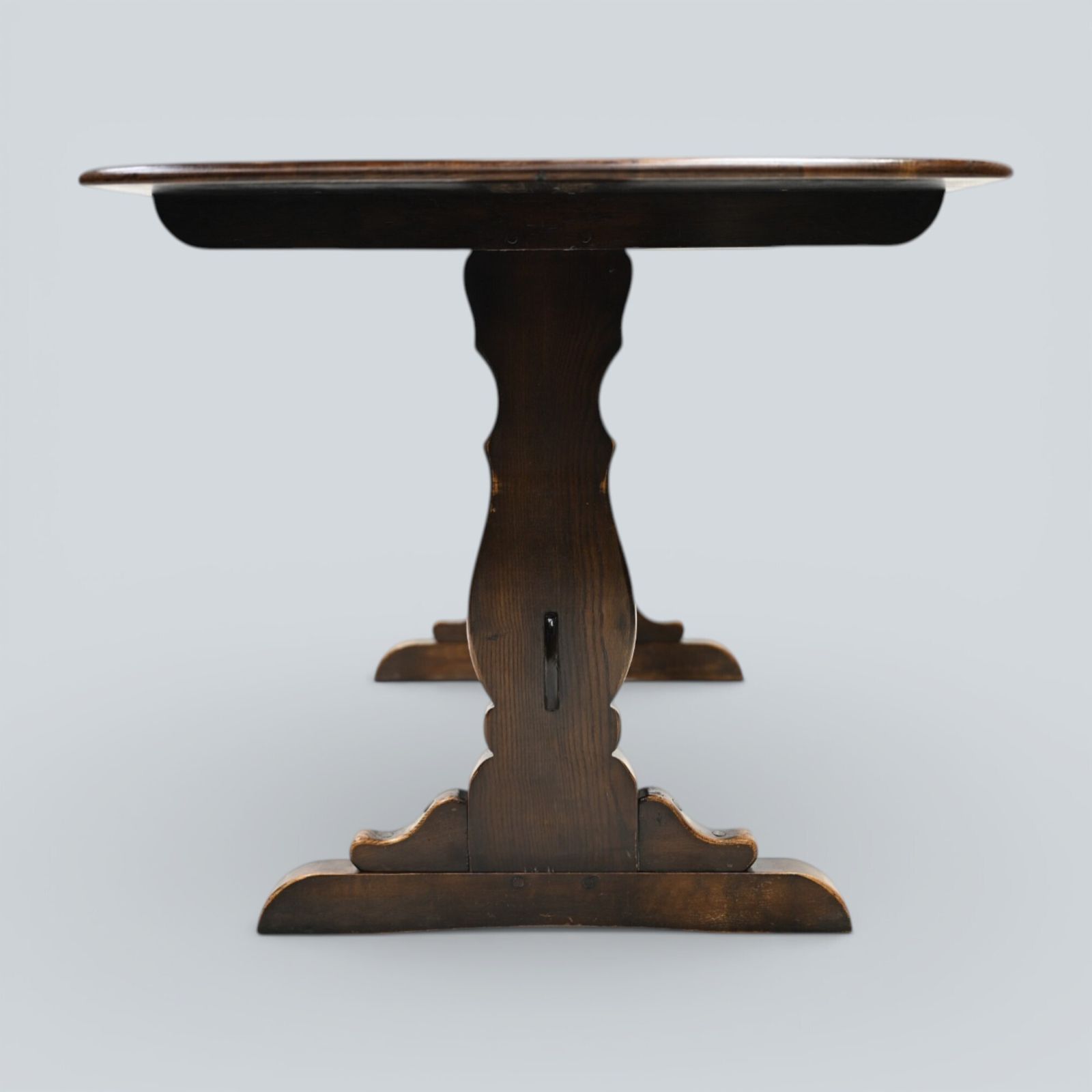 Furniture Ercol Refectory Plank Top Dining Table Traditional Finish #155 Free Uk Delivery photo