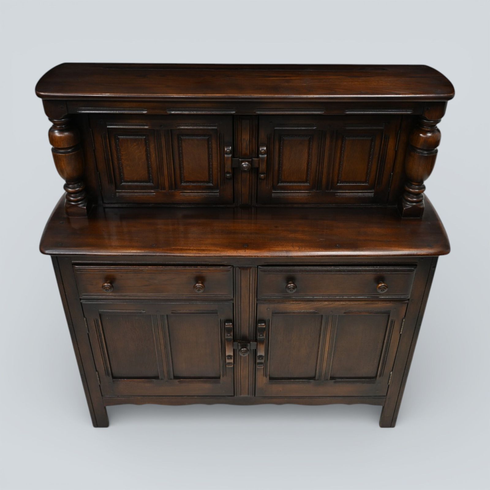 387.0 Original Ercol Old Colonial Buffet Sideboard 1960s Blue Label Free Uk Delivery* photo