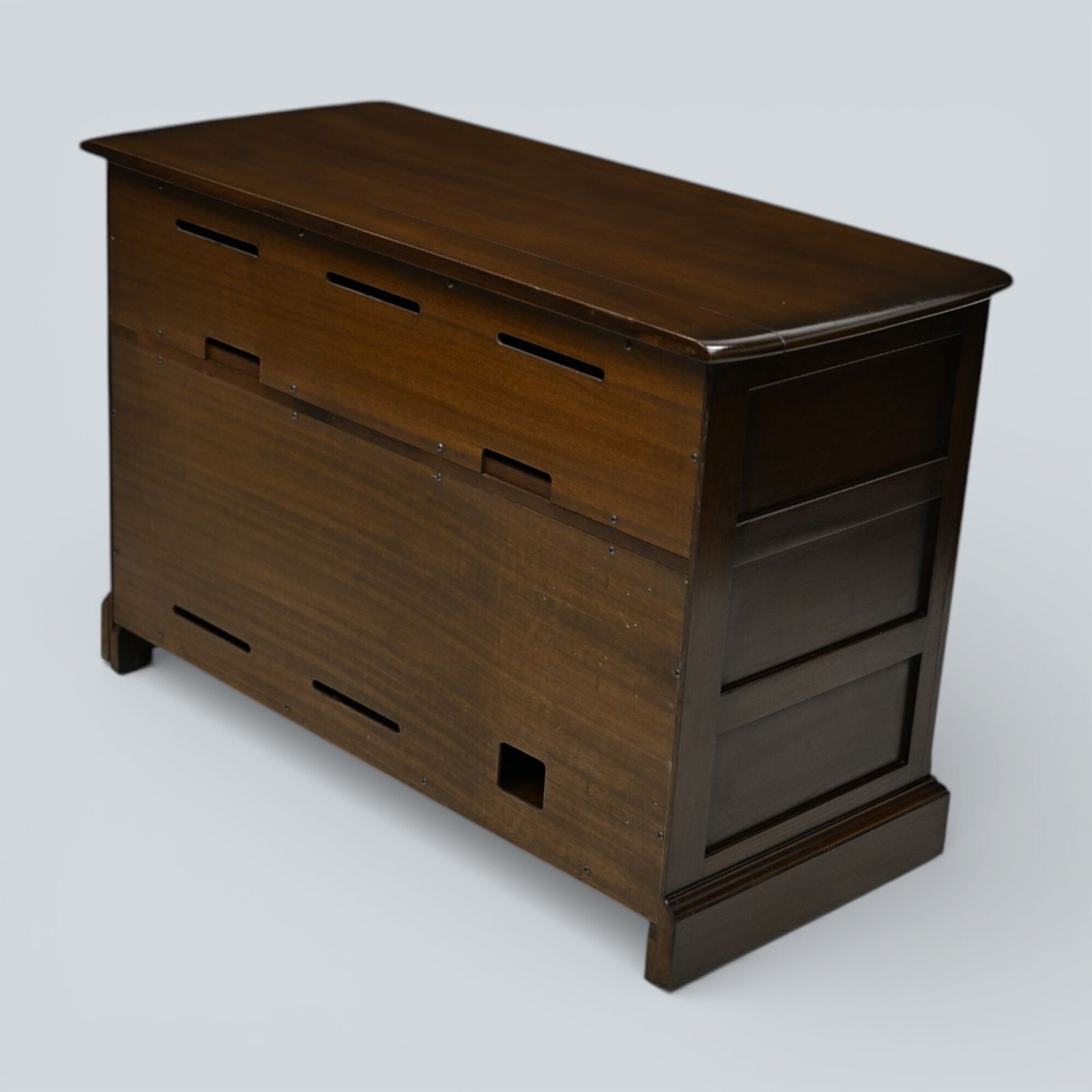 Ercol Malvern Music Hi Fi Cabinet Dark Finish Free Uk Delivery photo vinterior