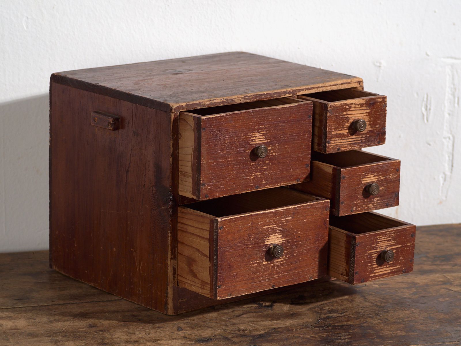 Small Japanese Cedar Drawer Cabinet (Ko Dansu), Taishō–Showa Period, Circa 1920–1945 photo for sale