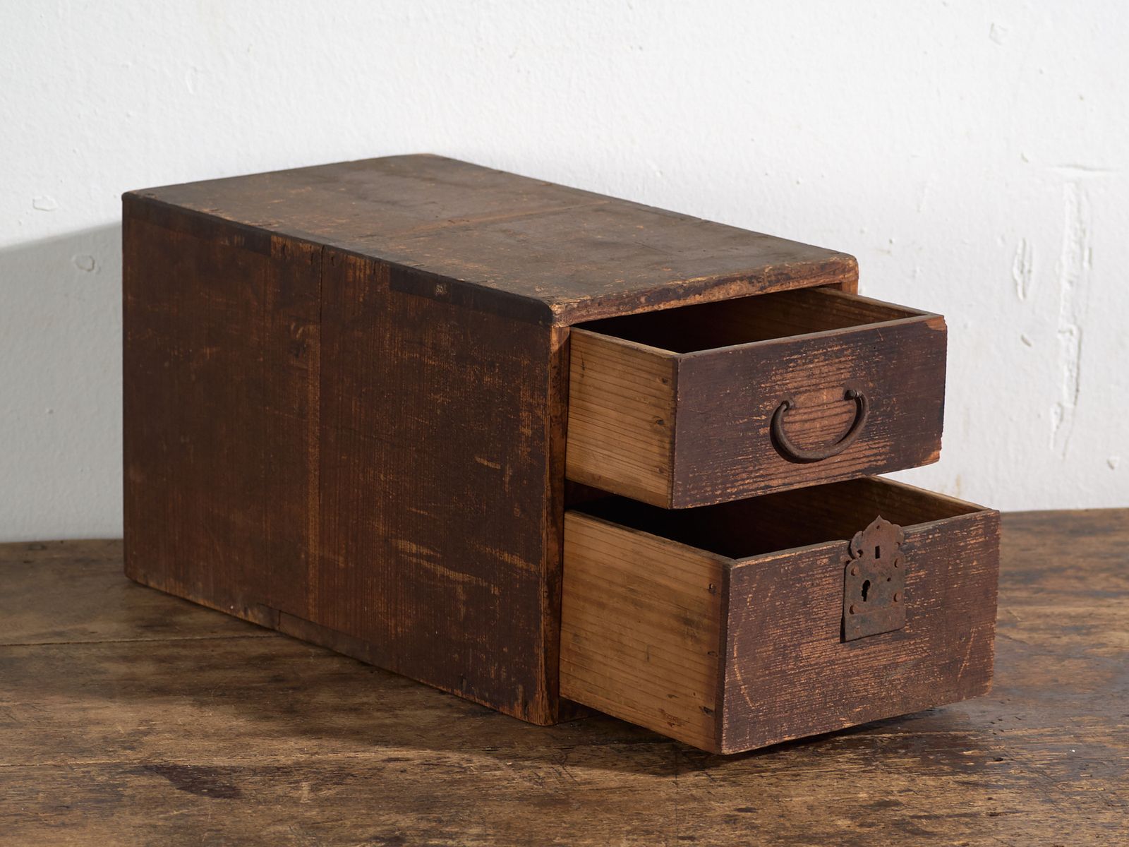 Small Antique Japanese Tansu Document Box – Late Meiji Early Taisho Period (C.1880 1920) photo for sale