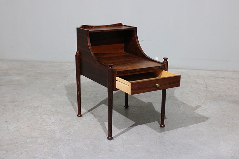 Vintage Rosewood Bedside Table photo Furniture