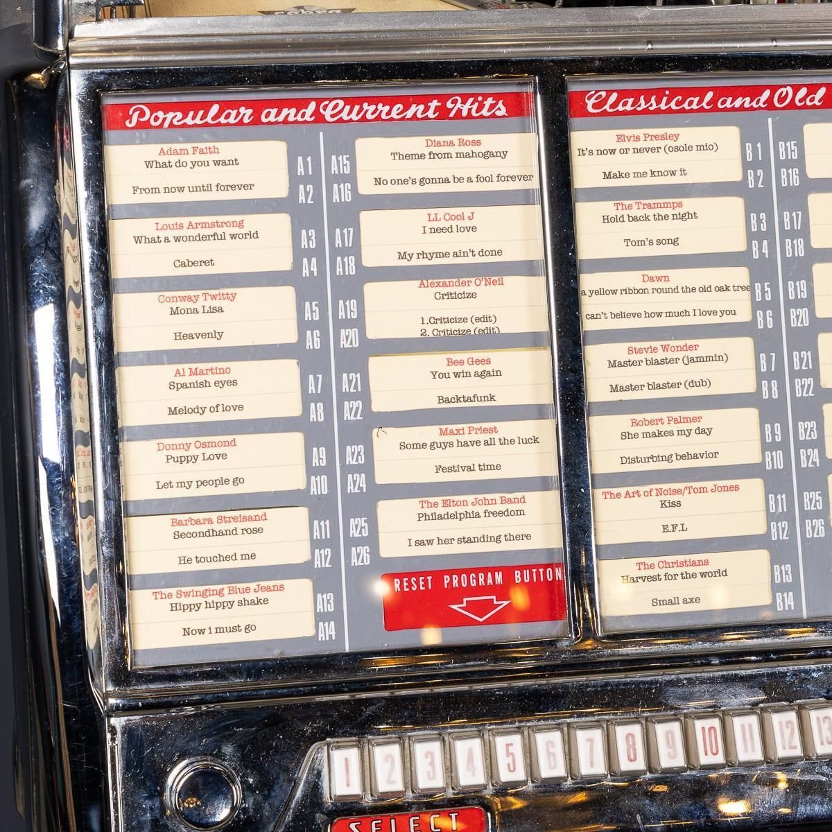 Home Decor Vintage 20th Century American Wurlitzer 1800 Jukebox C.1955 photo