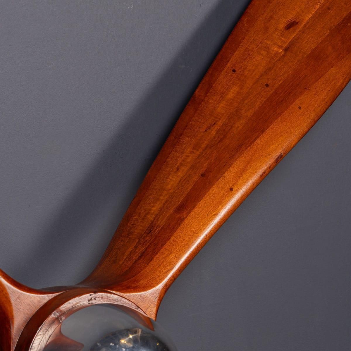 Home Decor Antique 20thc Wwi British R.A.F. Fe8 Fighter Plane Four Blade Propeller C.1916 photo