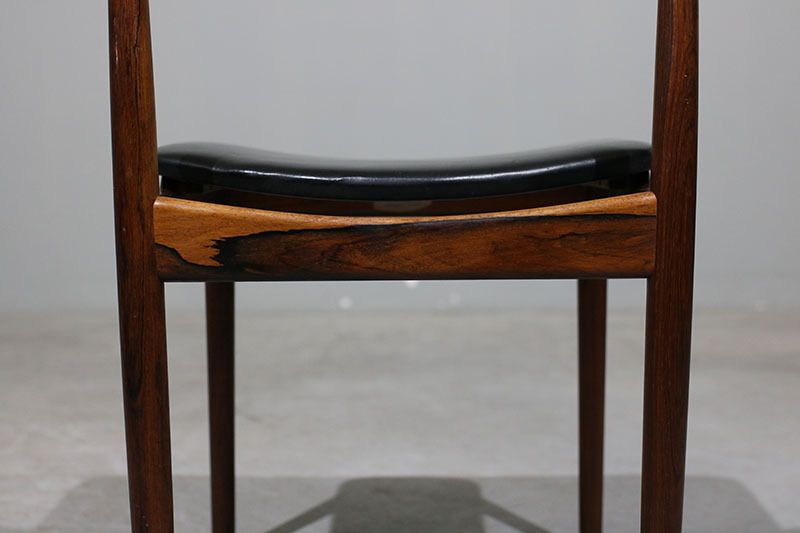 photo vinterior Set Of 6 Henry Rosengren Hansen Chairs In Rosewood.