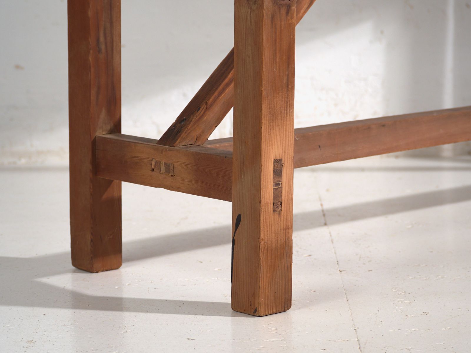 Antique Japanese Wooden Work Table – Period Taisho/Showa (C.1910 1950) #1 photo 1085.0