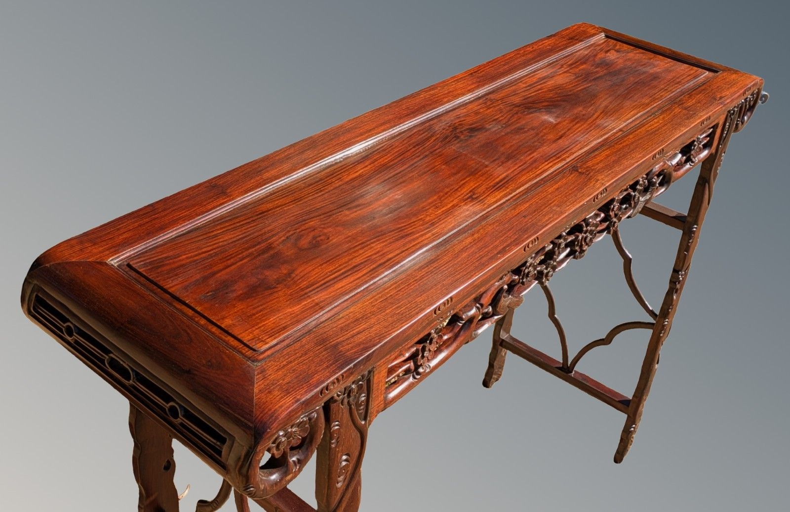 Fine Antique Carved Chinese Altar Table Rosewood photo buy