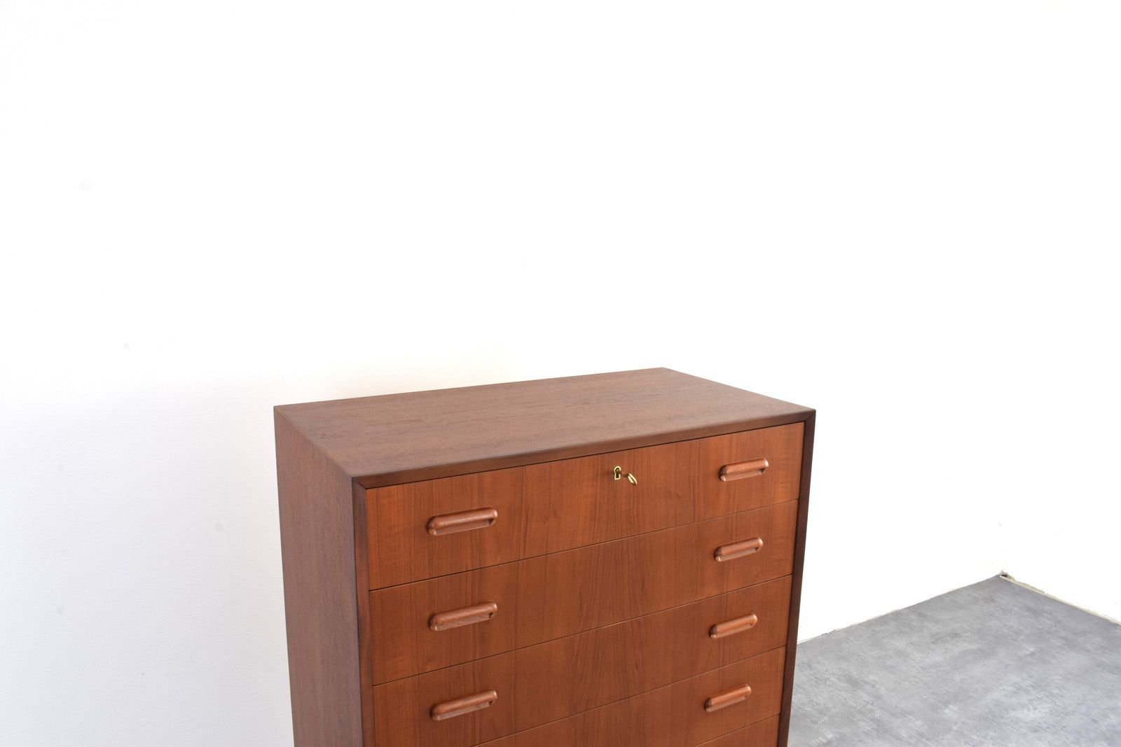 1450.0 Mid Century Danish Teak Chest Of Drawers, 1960s. photo